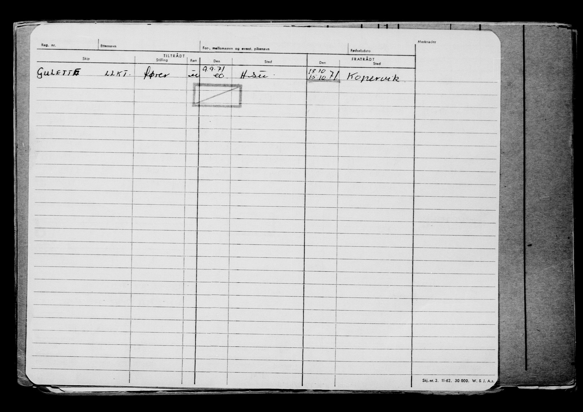 Direktoratet for sjømenn, AV/RA-S-3545/G/Gb/L0140: Hovedkort, 1916, s. 532