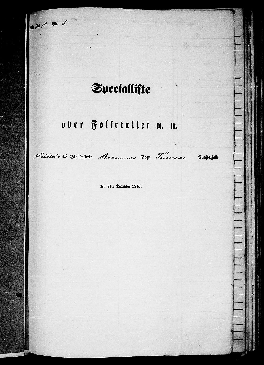 RA, Folketelling 1865 for 1218P Finnås prestegjeld, 1865, s. 142