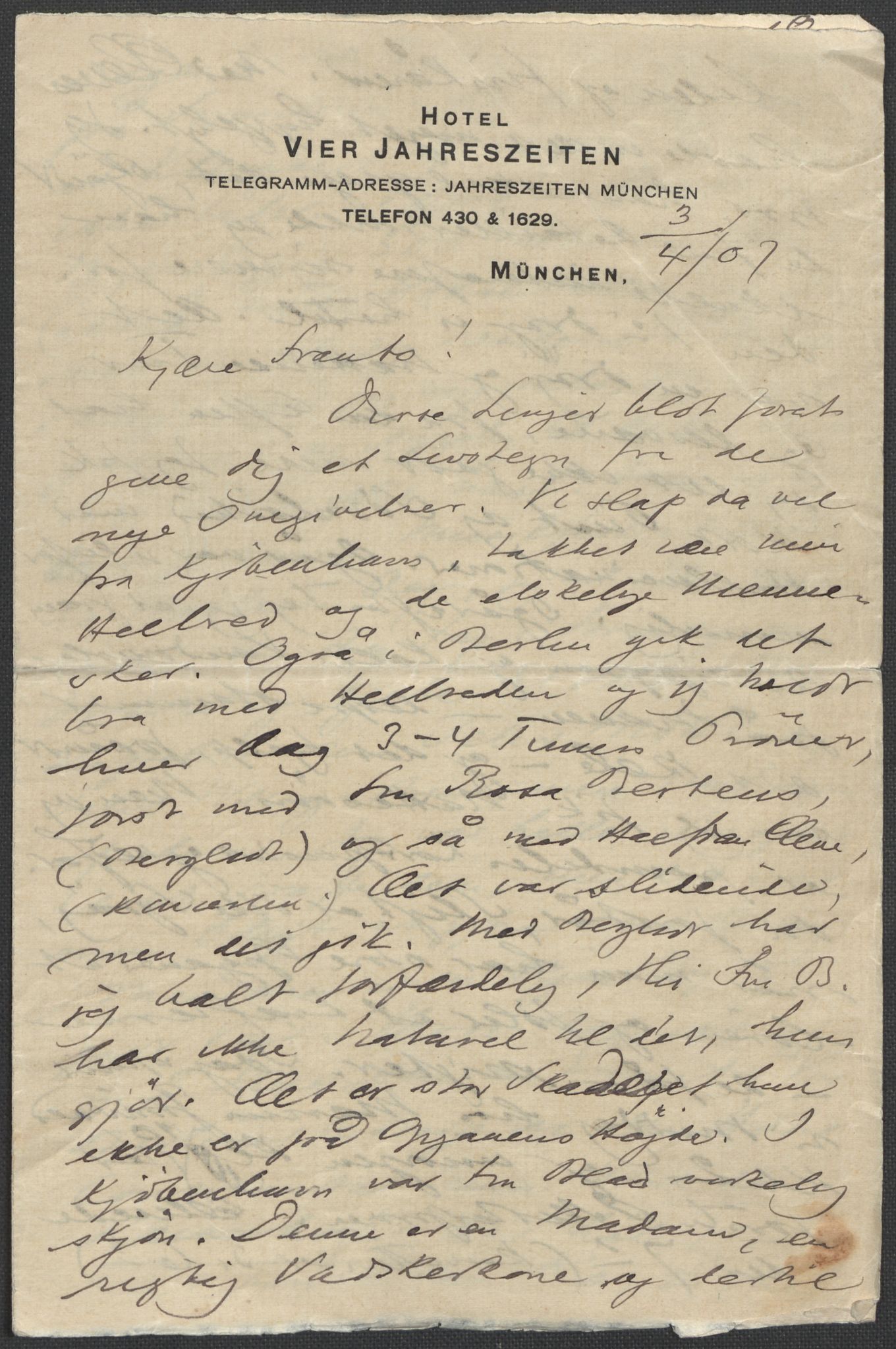 Beyer, Frants, RA/PA-0132/F/L0001: Brev fra Edvard Grieg til Frantz Beyer og "En del optegnelser som kan tjene til kommentar til brevene" av Marie Beyer, 1872-1907, s. 882