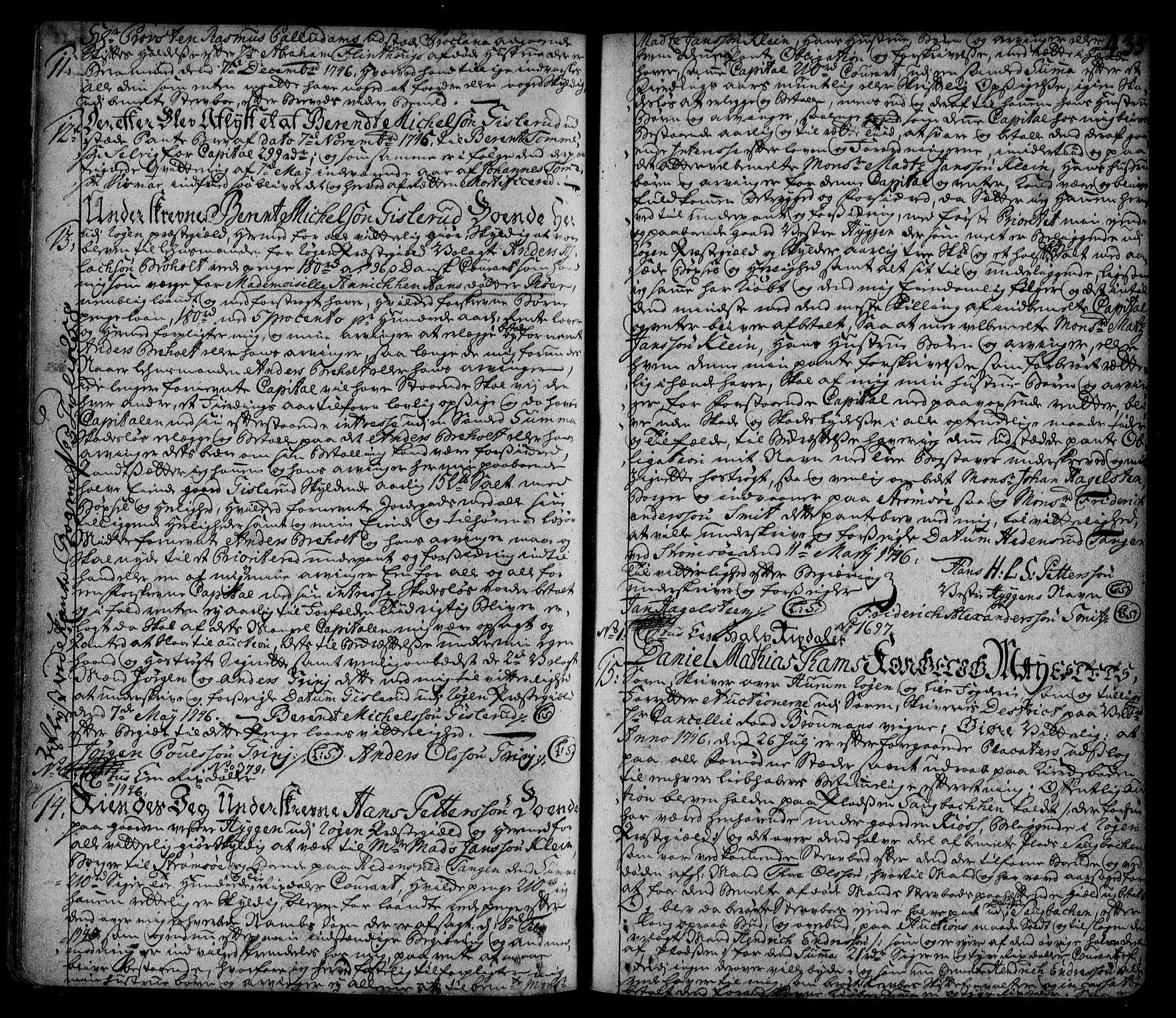 Lier, Røyken og Hurum sorenskriveri, AV/SAKO-A-89/G/Ga/Gaa/L0002: Pantebok nr. II, 1725-1755, s. 435