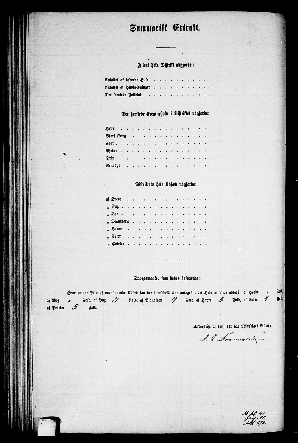 RA, Folketelling 1865 for 1638P Orkdal prestegjeld, 1865, s. 124