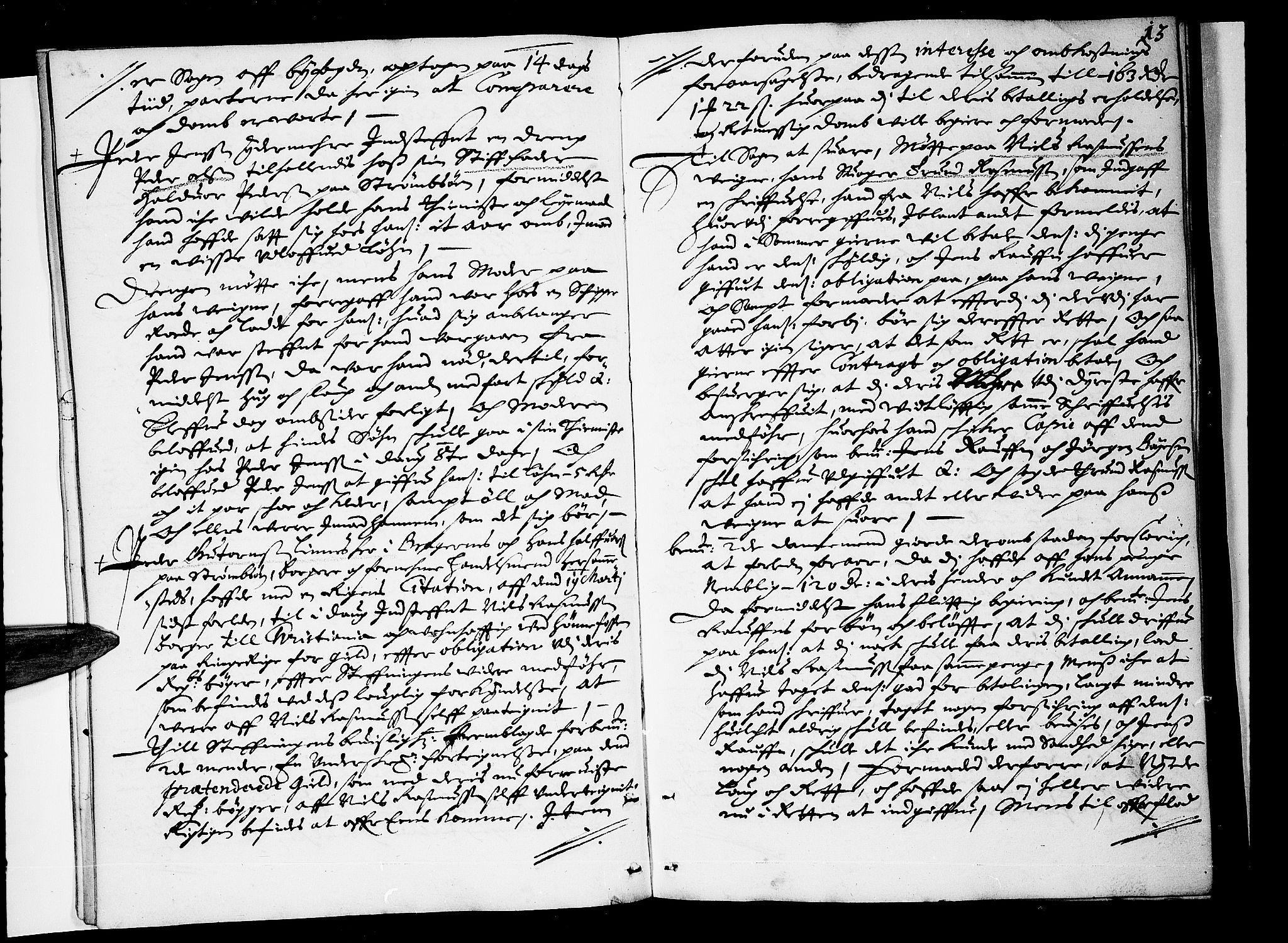 Drammen byfogd, AV/SAKO-A-222/F/Fa/L0002: Tingbok for Bragernes og Strømsø, 1664, s. 12b-13a