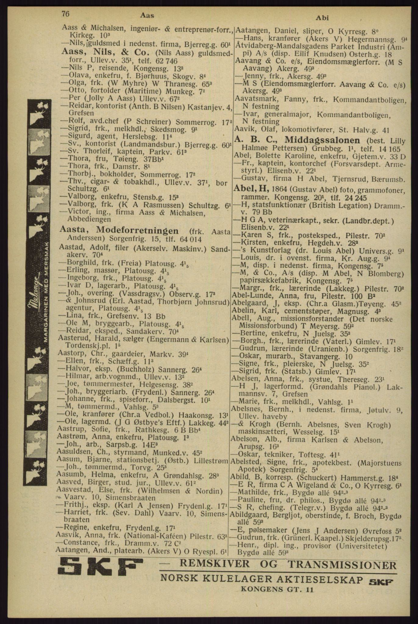 Kristiania/Oslo adressebok, PUBL/-, 1929, s. 76