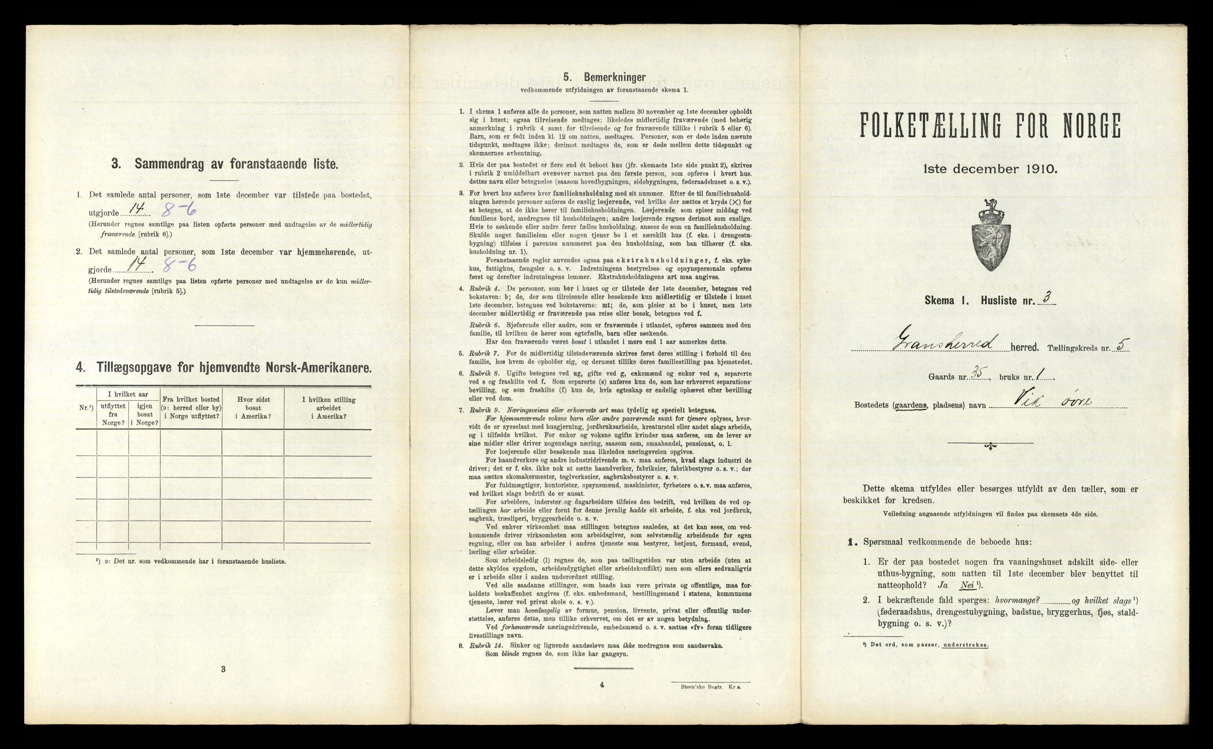 RA, Folketelling 1910 for 0824 Gransherad herred, 1910, s. 362