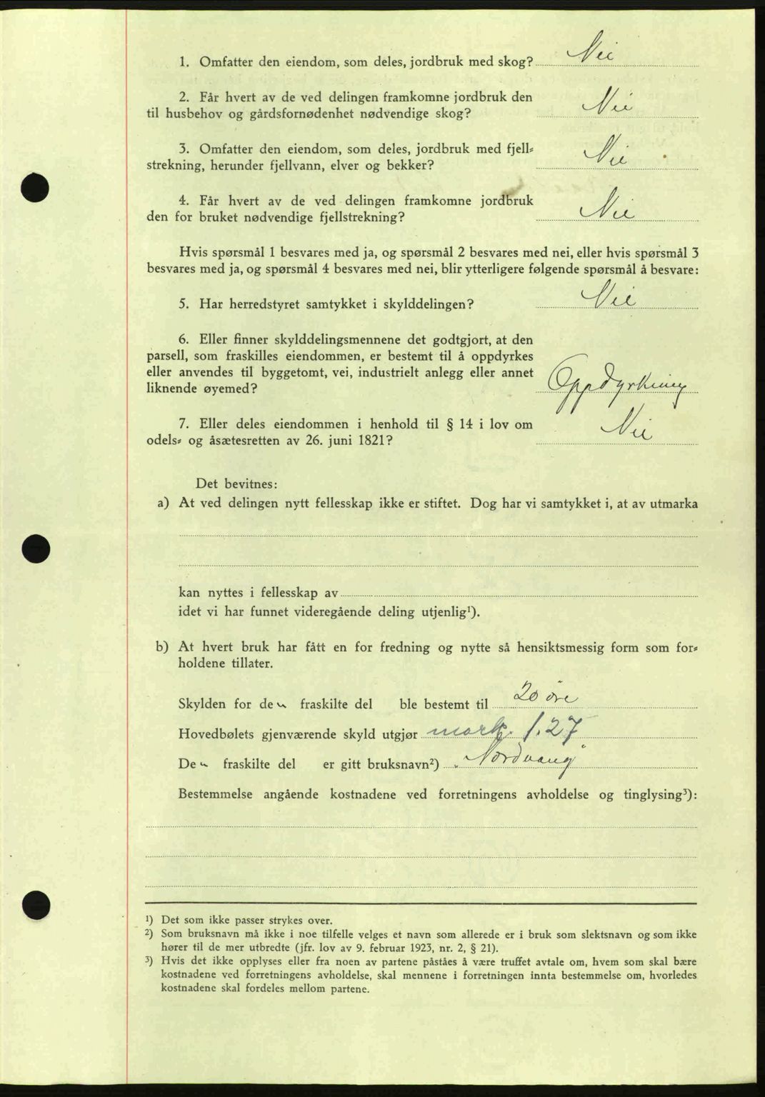 Hitra sorenskriveri, AV/SAT-A-0018/2/2C/2Ca: Pantebok nr. A2, 1943-1945, Dagboknr: 530/1945