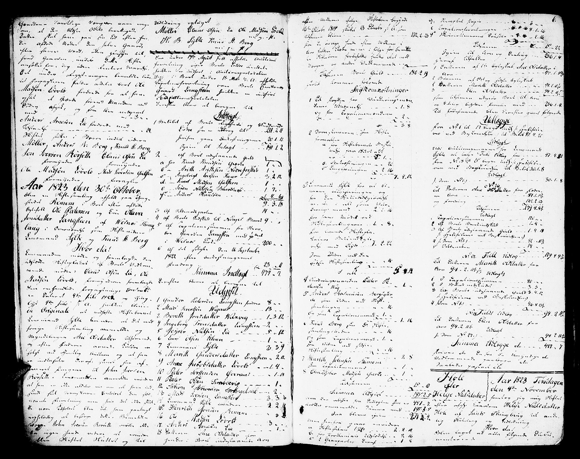 Romsdal sorenskriveri, AV/SAT-A-4149/1/3/3A/L0016: Skifteutlodnings Protokoll 2, 1823-1831, s. 6