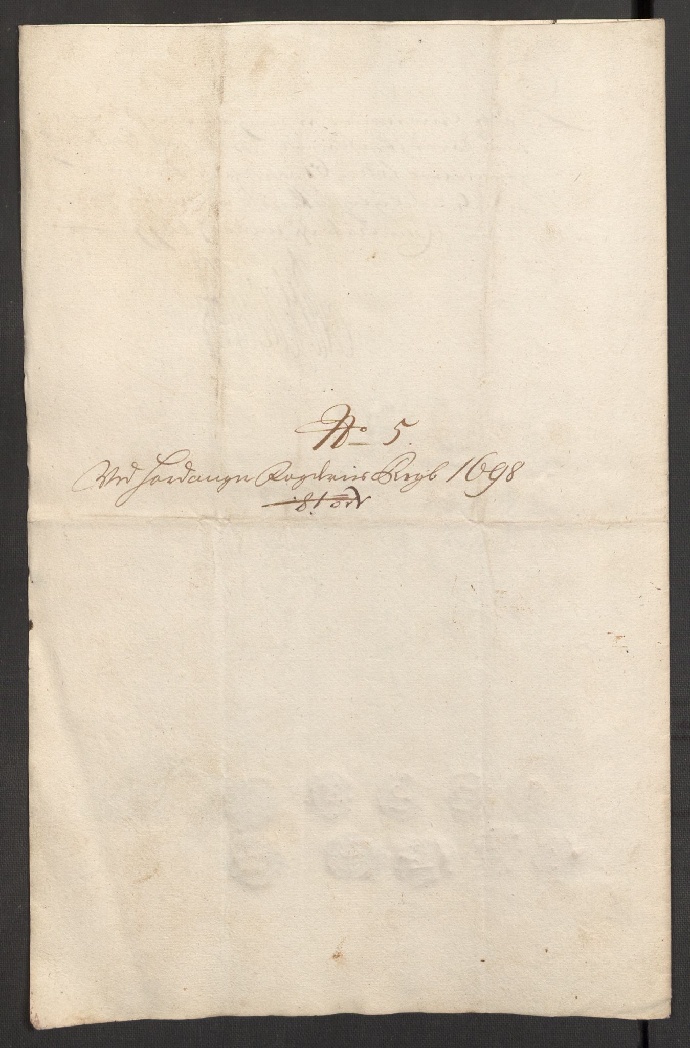 Rentekammeret inntil 1814, Reviderte regnskaper, Fogderegnskap, AV/RA-EA-4092/R48/L2977: Fogderegnskap Sunnhordland og Hardanger, 1697-1698, s. 453