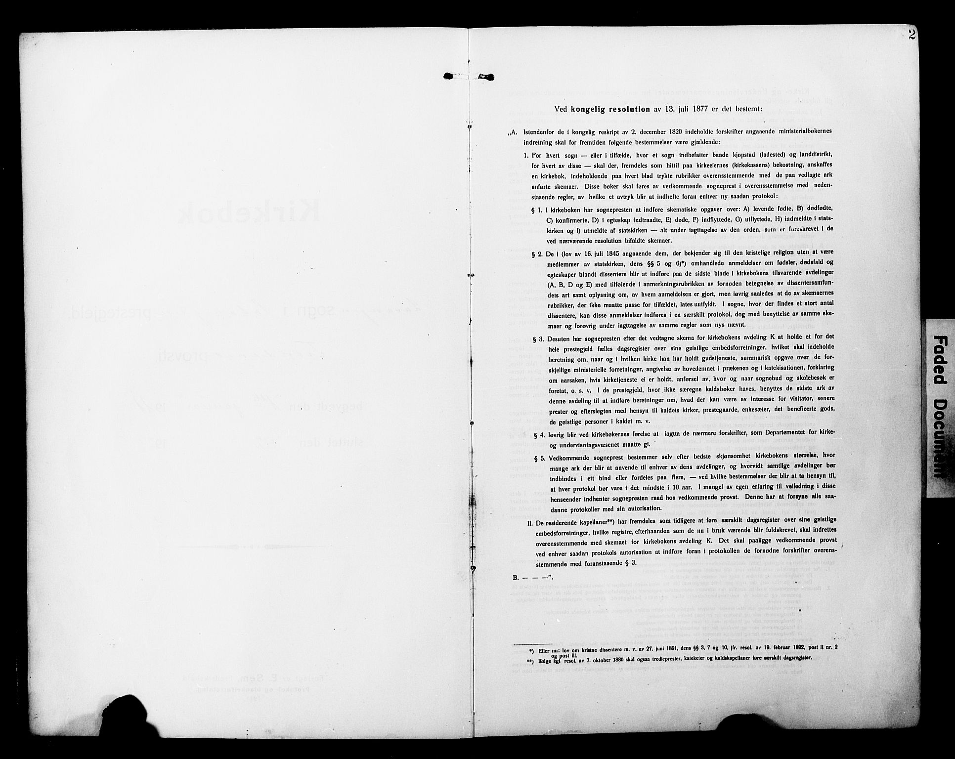 Salangen sokneprestembete, SATØ/S-1324/H/Ha/L0002klokker: Klokkerbok nr. 2, 1911-1929, s. 2