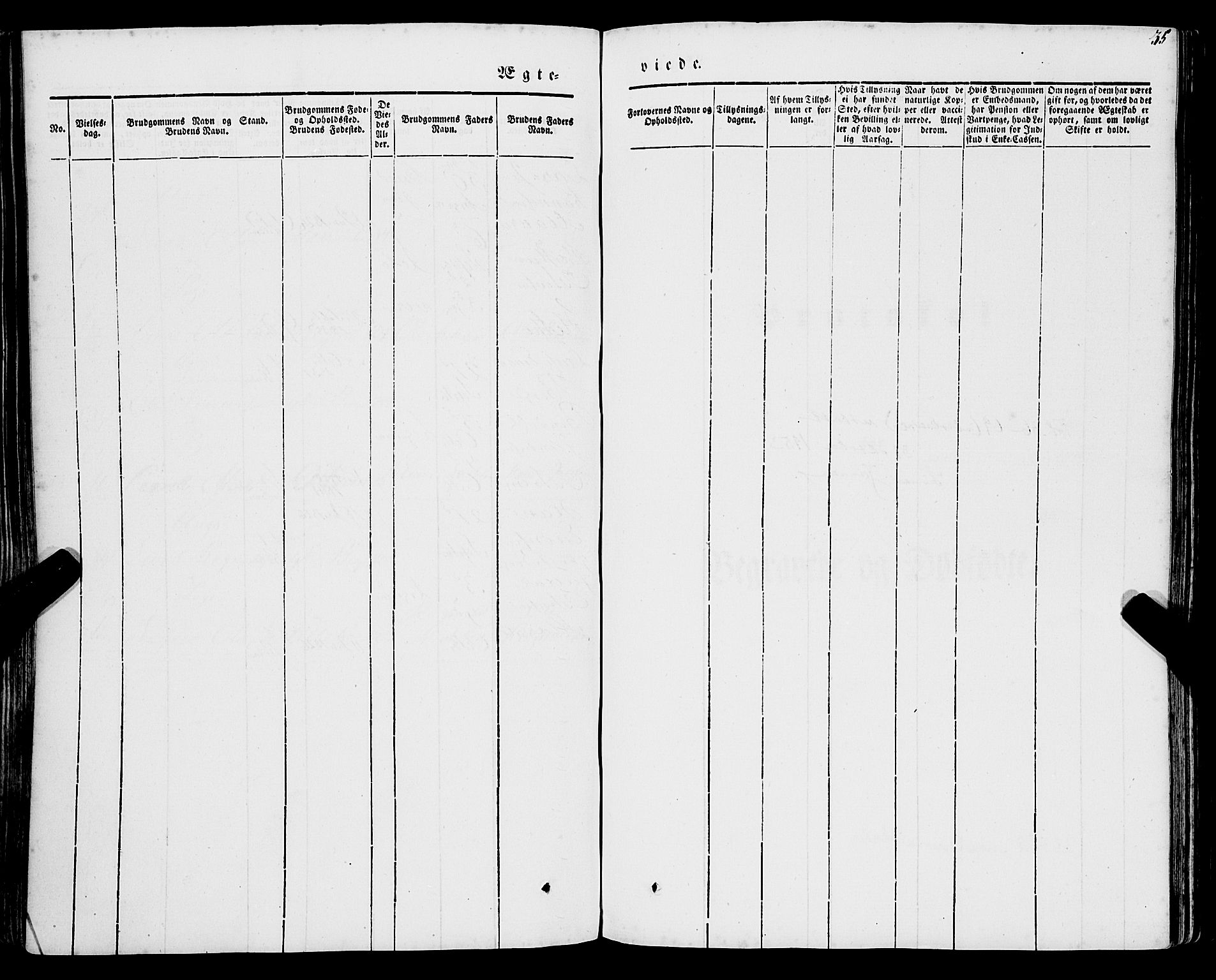 Lavik sokneprestembete, AV/SAB-A-80901: Ministerialbok nr. A 3, 1843-1863, s. 35