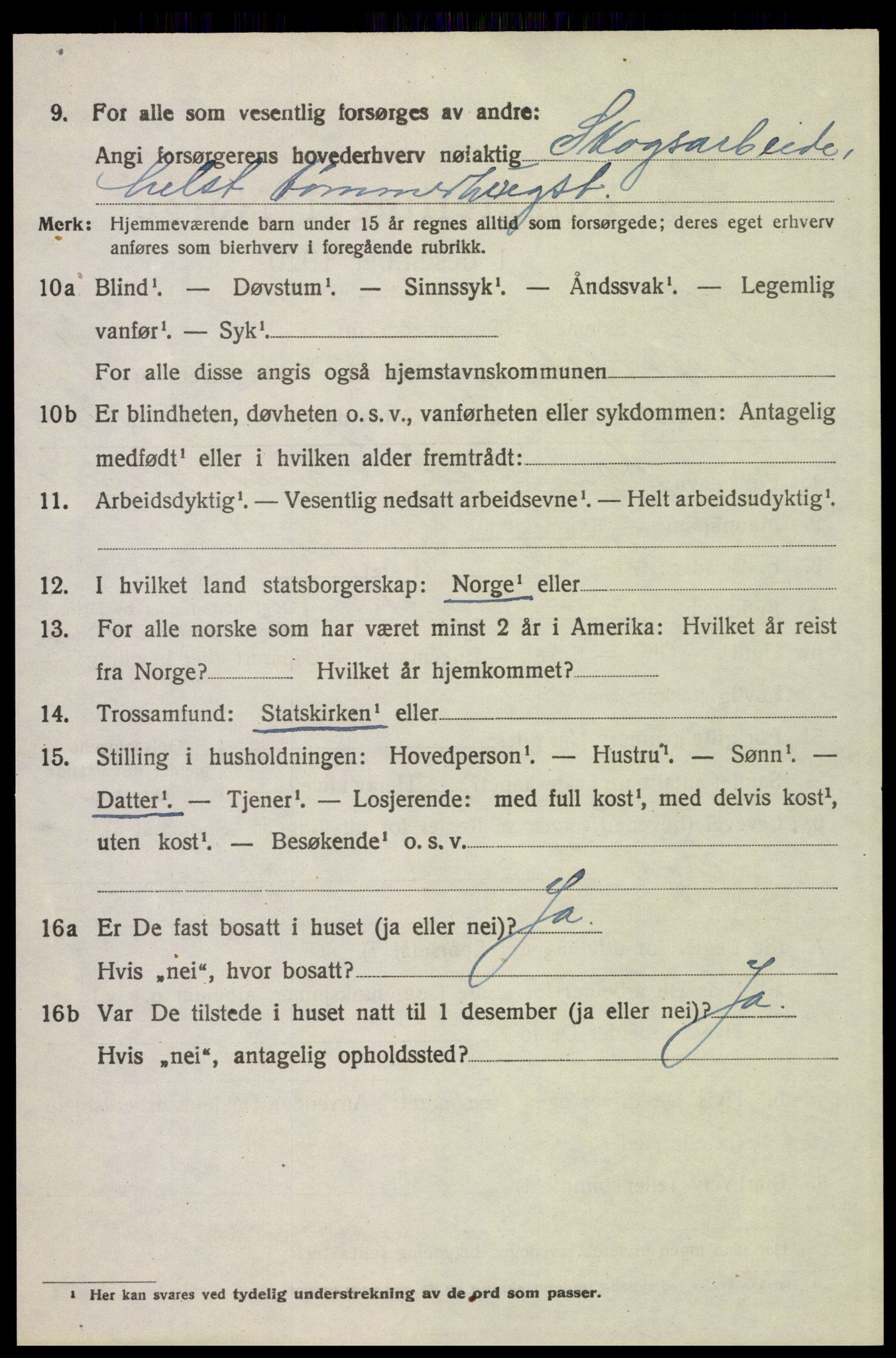 SAH, Folketelling 1920 for 0437 Tynset herred, 1920, s. 1627