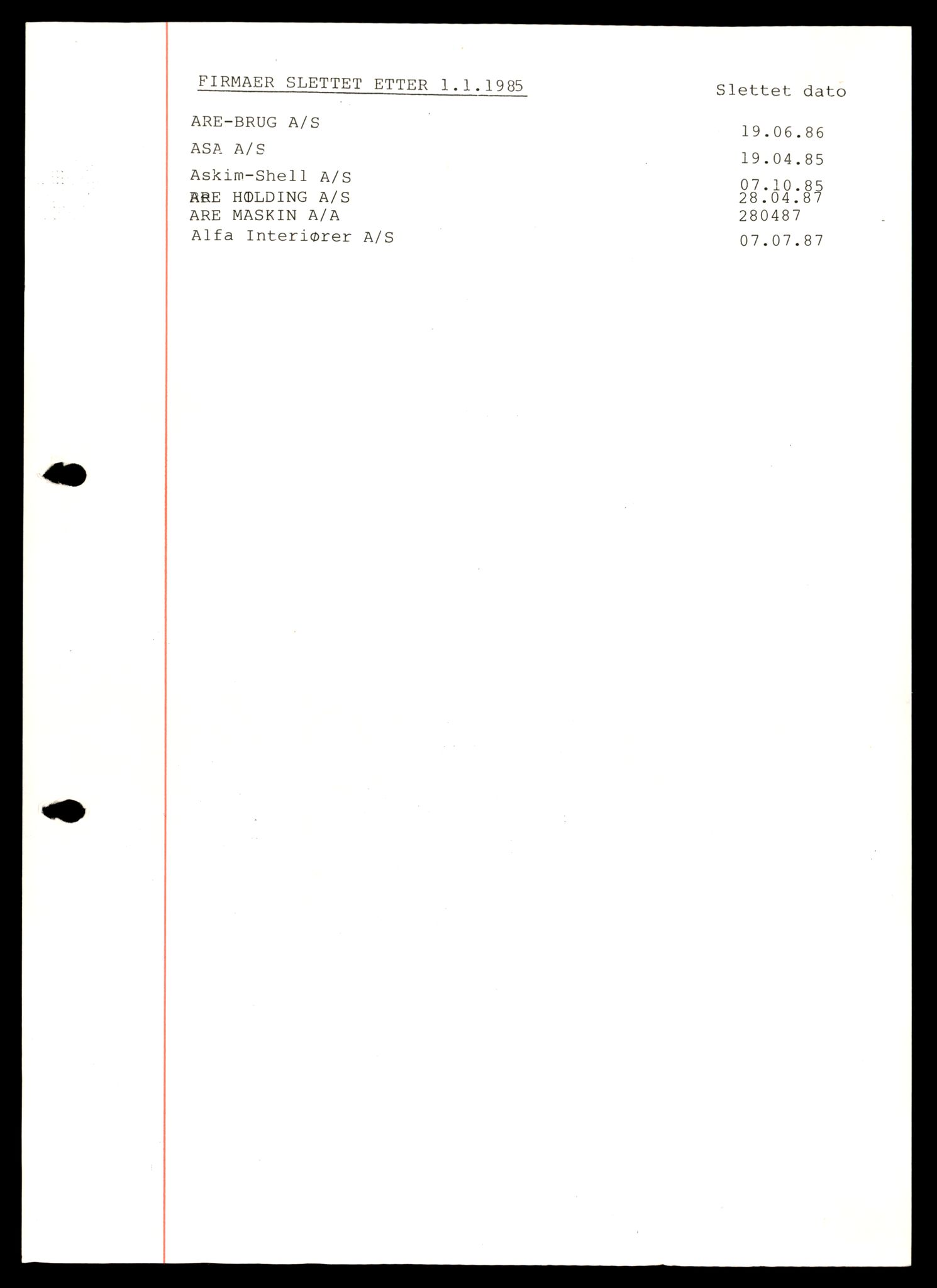 Heggen og Frøland tingrett, AV/SAT-A-10208/K/Ka/Kaa/L0003: Aksjeselskap, A – M, 1944-1990, s. 3