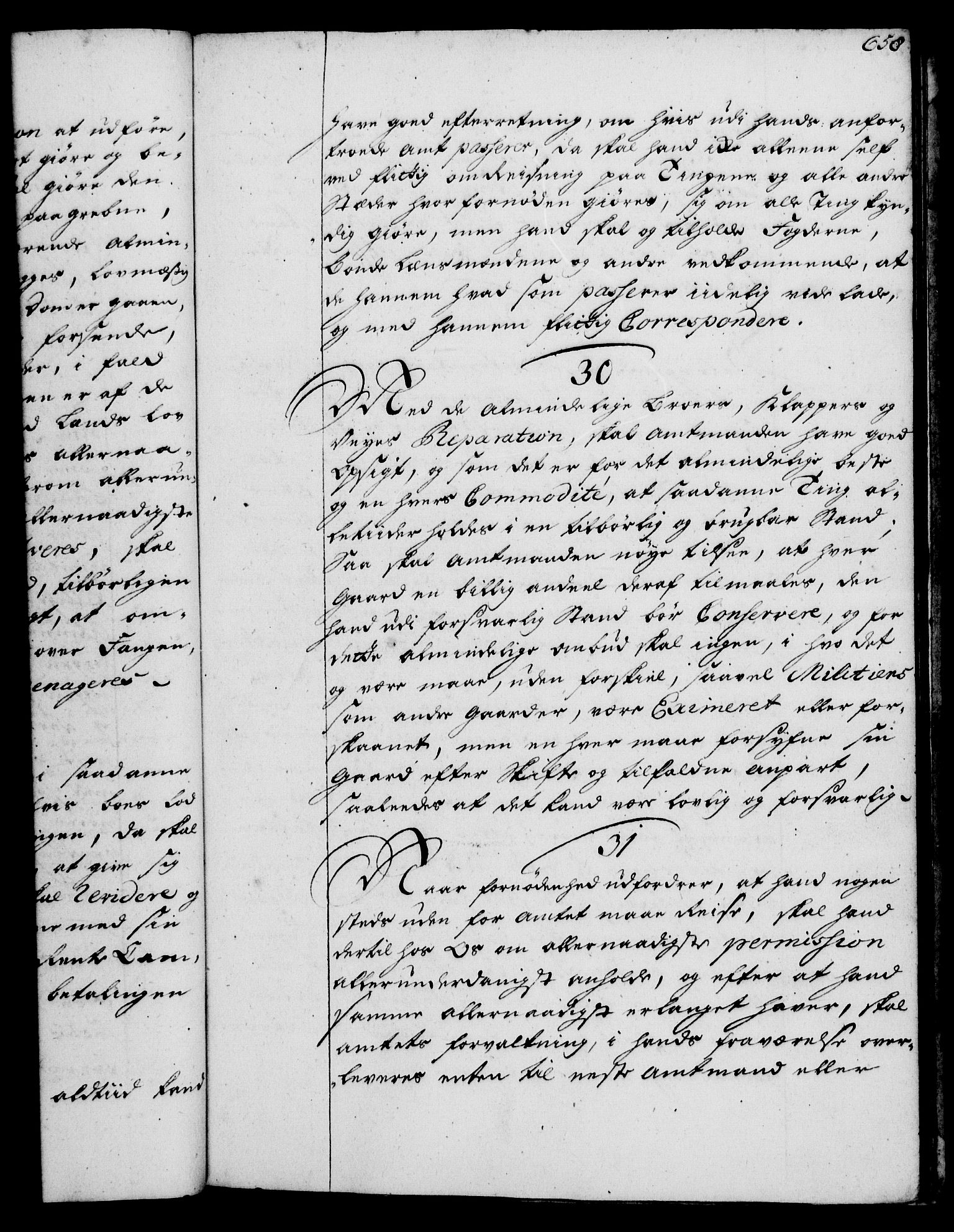 Rentekammeret, Kammerkanselliet, RA/EA-3111/G/Gg/Ggi/L0002: Norsk instruksjonsprotokoll med register (merket RK 53.35), 1729-1751, s. 658