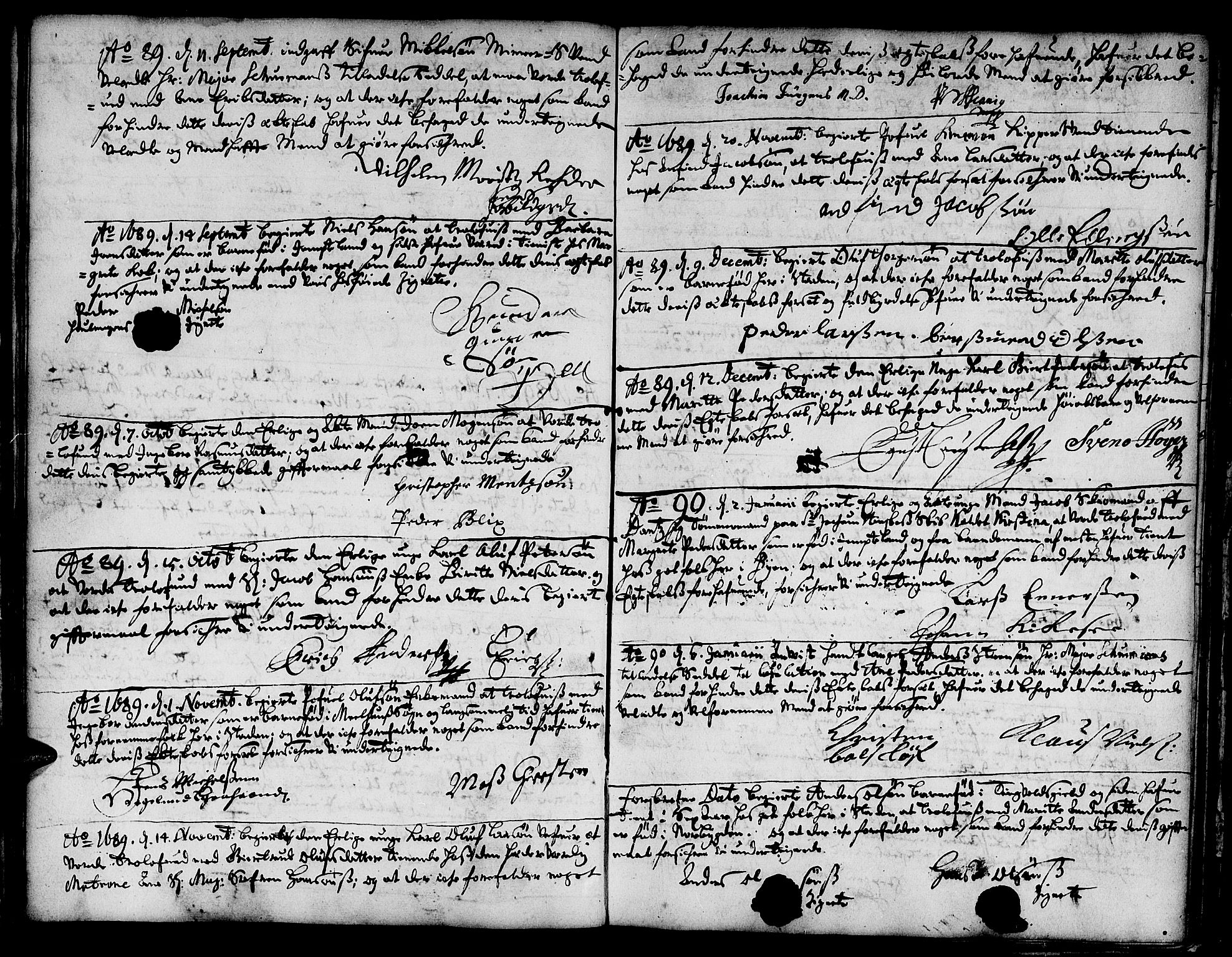 Ministerialprotokoller, klokkerbøker og fødselsregistre - Sør-Trøndelag, AV/SAT-A-1456/601/L0033: Ministerialbok nr. 601A01, 1679-1728