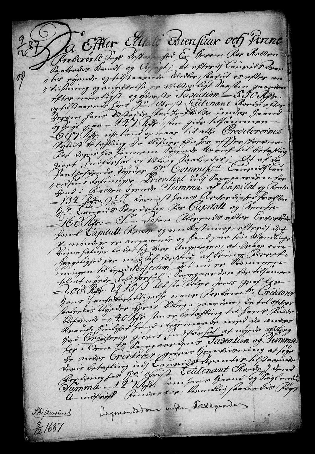 Stattholderembetet 1572-1771, RA/EA-2870/Af/L0001: Avskrifter av vedlegg til originale supplikker, nummerert i samsvar med supplikkbøkene, 1683-1687, s. 64