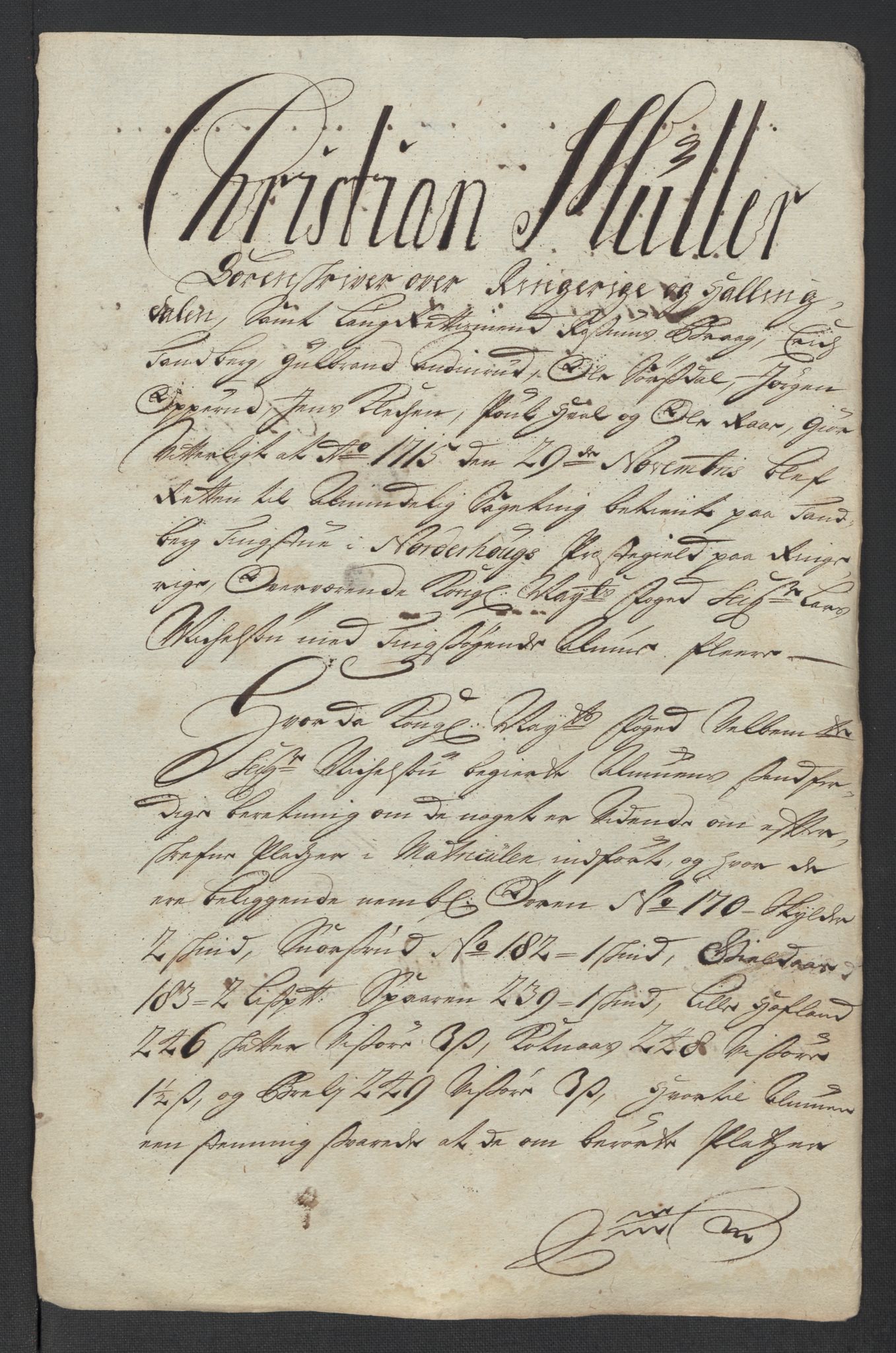 Rentekammeret inntil 1814, Reviderte regnskaper, Fogderegnskap, RA/EA-4092/R23/L1473: Fogderegnskap Ringerike og Hallingdal, 1715, s. 325