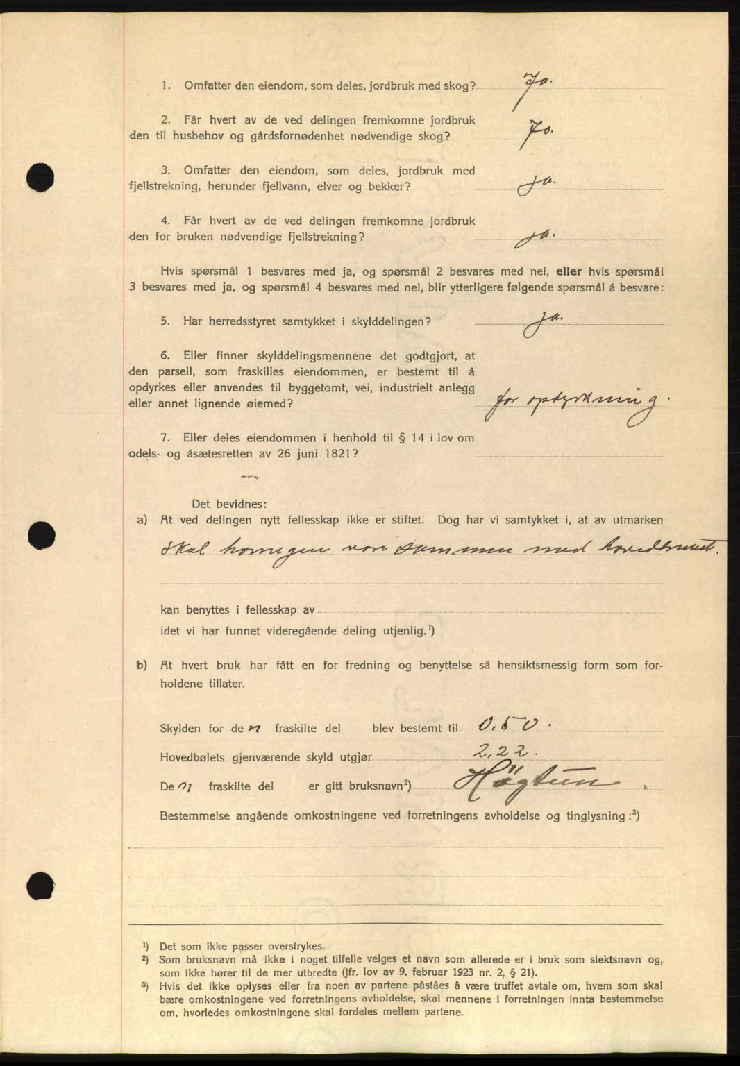 Romsdal sorenskriveri, SAT/A-4149/1/2/2C: Pantebok nr. A3, 1937-1937, Dagboknr: 779/1937