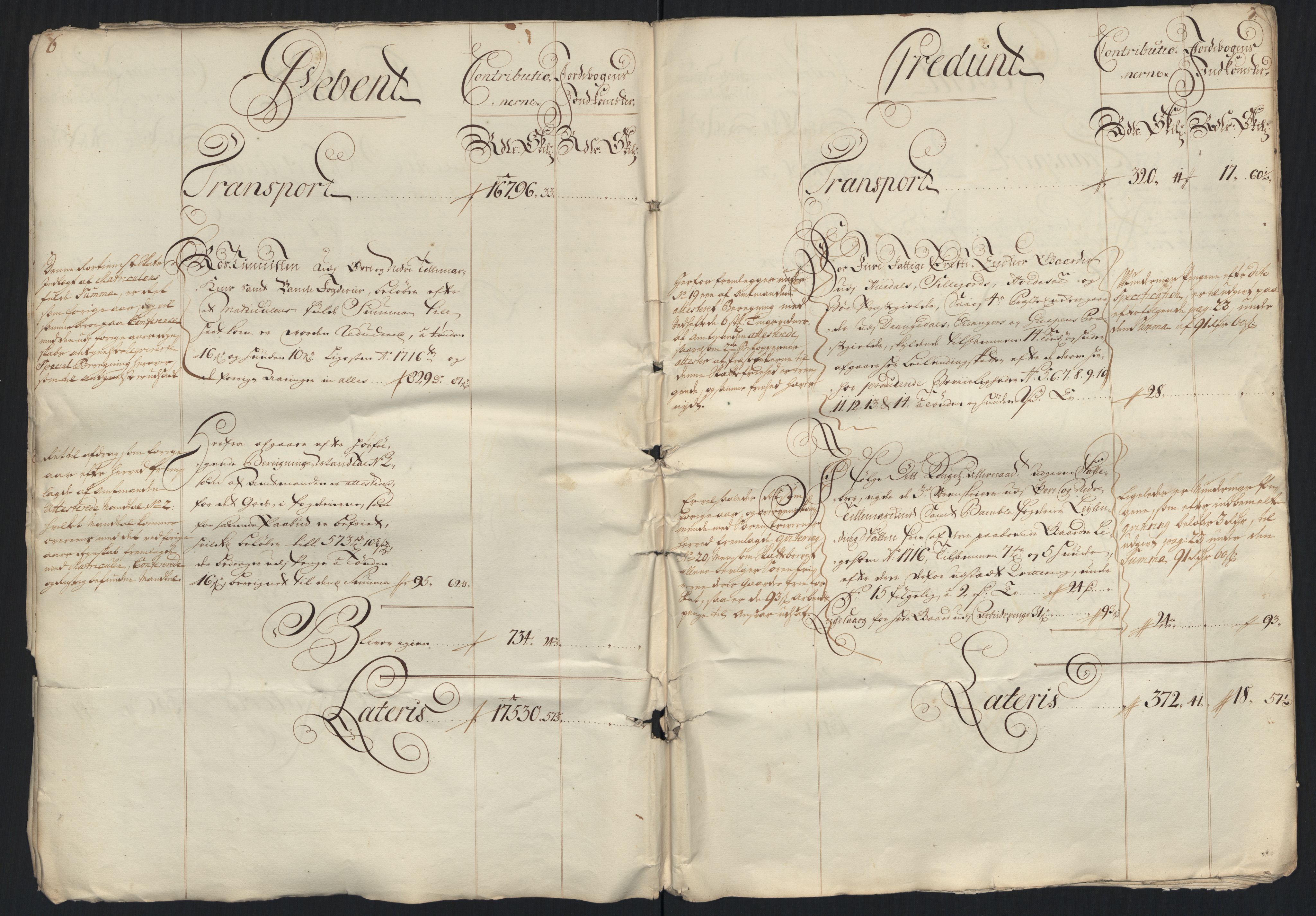 Rentekammeret inntil 1814, Reviderte regnskaper, Fogderegnskap, RA/EA-4092/R36/L2129: Fogderegnskap Øvre og Nedre Telemark og Bamble, 1717, s. 6
