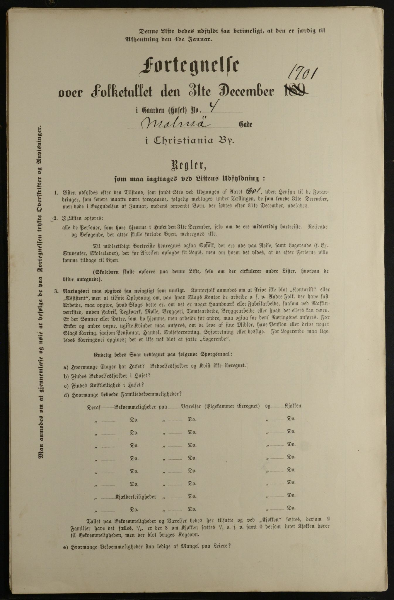 OBA, Kommunal folketelling 31.12.1901 for Kristiania kjøpstad, 1901, s. 9256