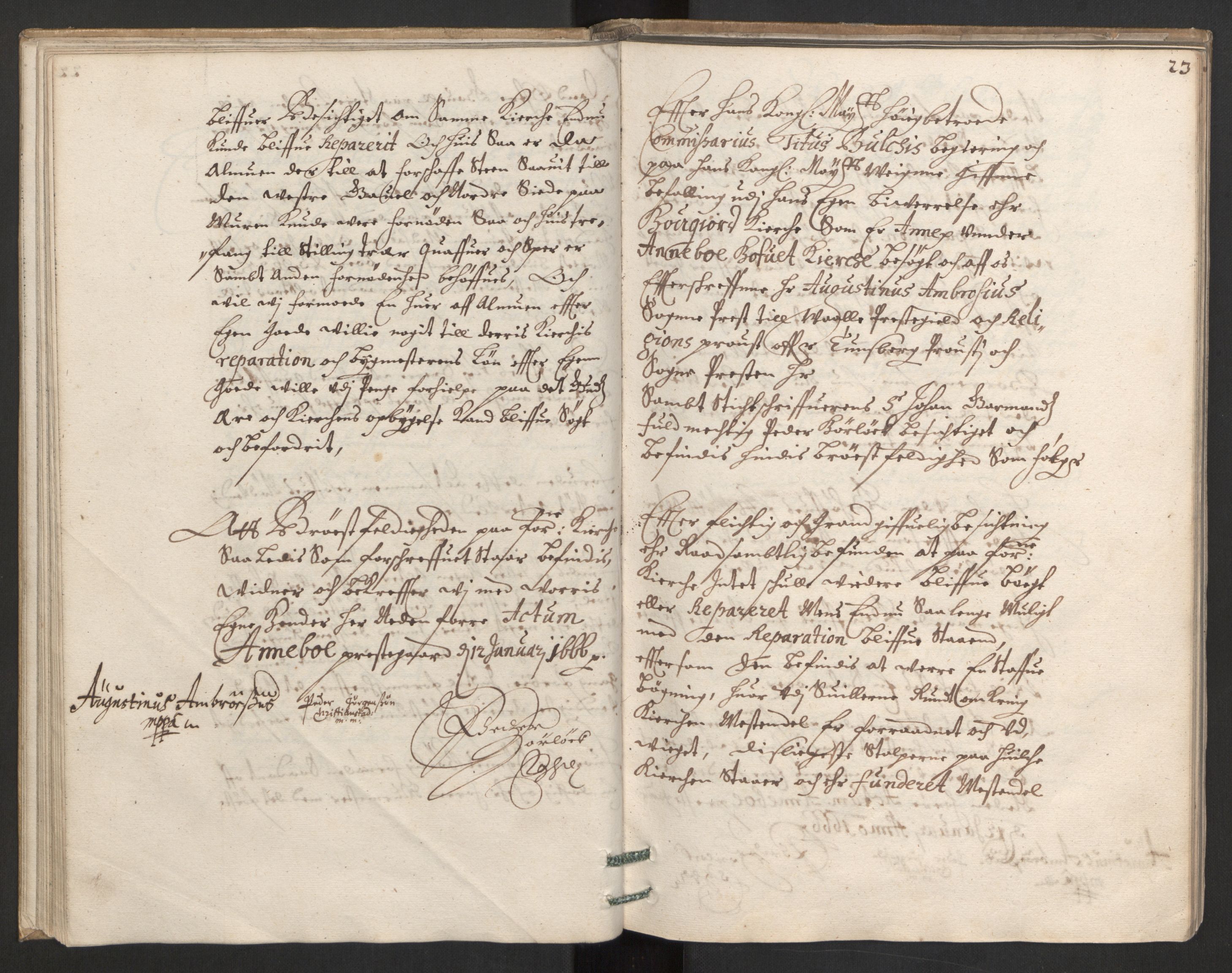 Rentekammeret inntil 1814, Reviderte regnskaper, Kirkeregnskap, AV/RA-EA-4067/Ra/L0027/0002: Kirkeregnskap / Besiktigelser over kirkene i Tønsberg len og Brunla len, 1666, s. 22b-23a