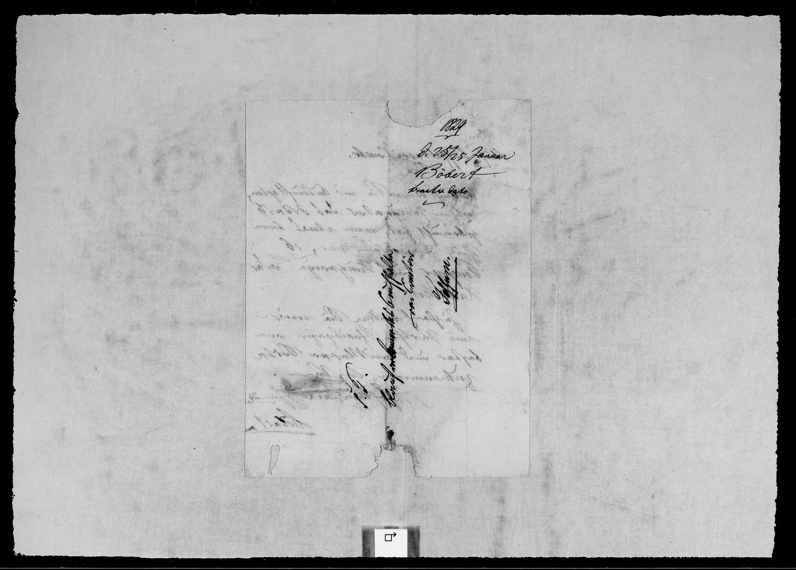 Modums Blaafarveværk, RA/PA-0157/G/Gb/L0103/0001: -- / Innkomne brev A - L, 1829-1830, s. 4
