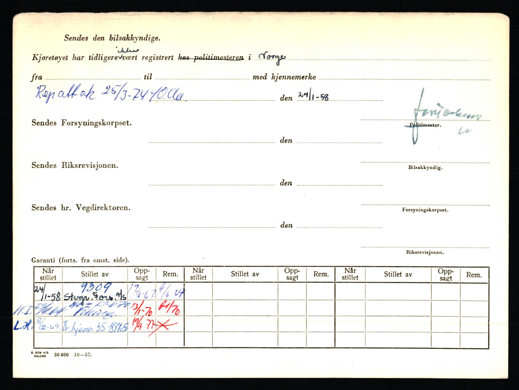 Stavanger trafikkstasjon, AV/SAST-A-101942/0/F/L0002: L-350 - L-699, 1930-1971, s. 1560