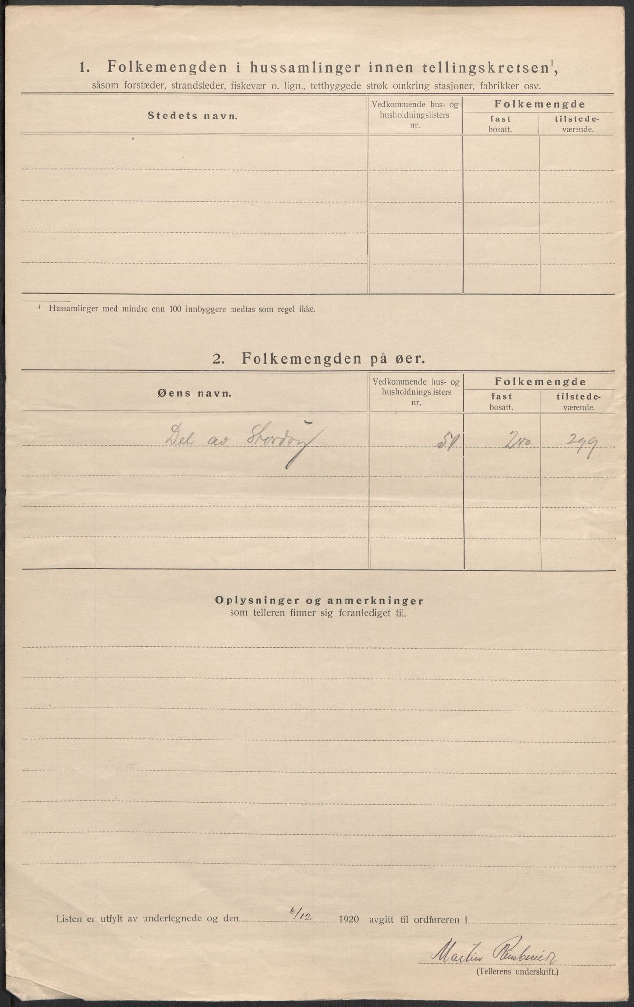 SAB, Folketelling 1920 for 1222 Fitjar herred, 1920, s. 43