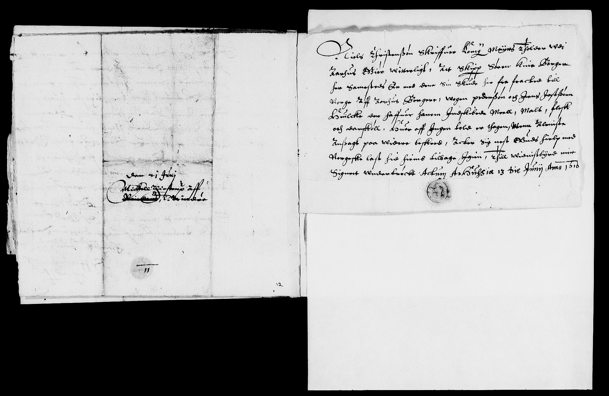 Rentekammeret inntil 1814, Reviderte regnskaper, Lensregnskaper, AV/RA-EA-5023/R/Rb/Rbm/L0001: Eiker len, 1607-1618