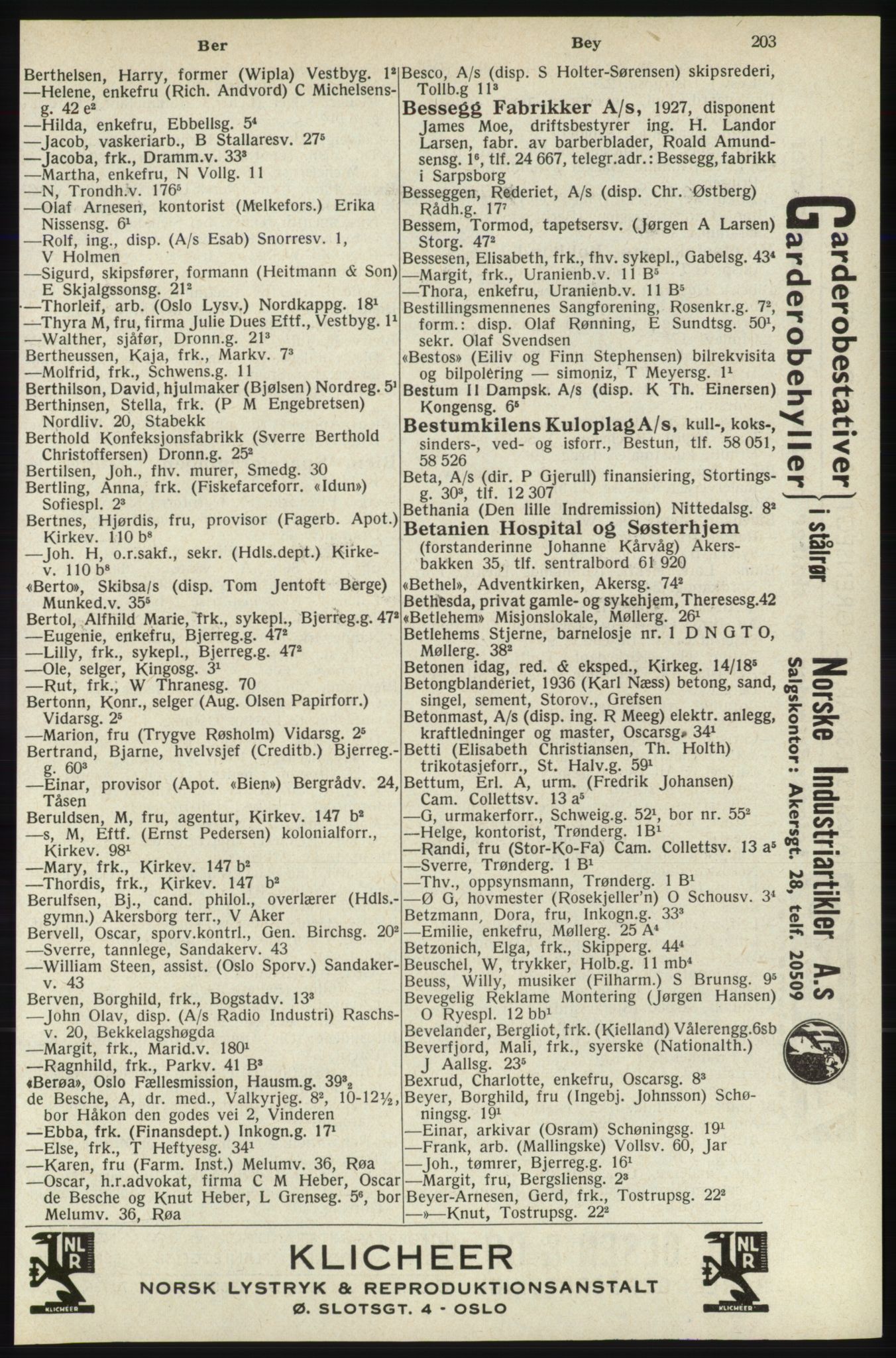 Kristiania/Oslo adressebok, PUBL/-, 1940, s. 221