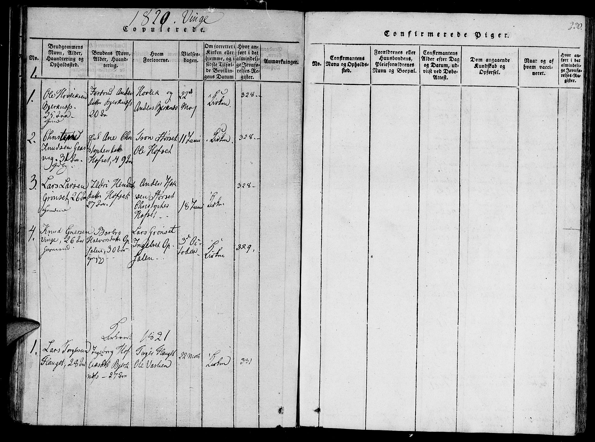 Ministerialprotokoller, klokkerbøker og fødselsregistre - Sør-Trøndelag, SAT/A-1456/630/L0491: Ministerialbok nr. 630A04, 1818-1830, s. 230