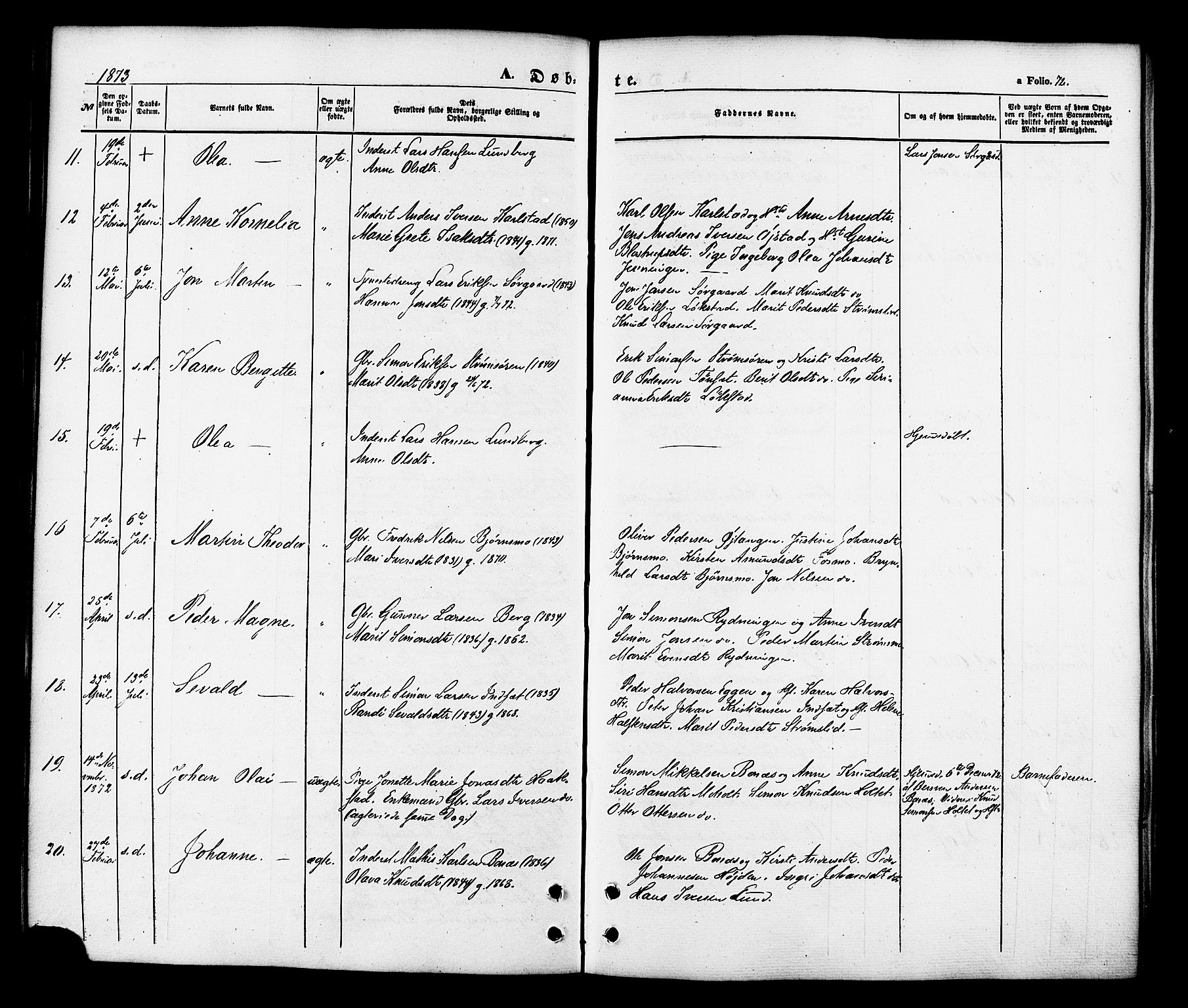 Målselv sokneprestembete, AV/SATØ-S-1311/G/Ga/Gaa/L0008kirke: Ministerialbok nr. 8, 1851-1877, s. 72