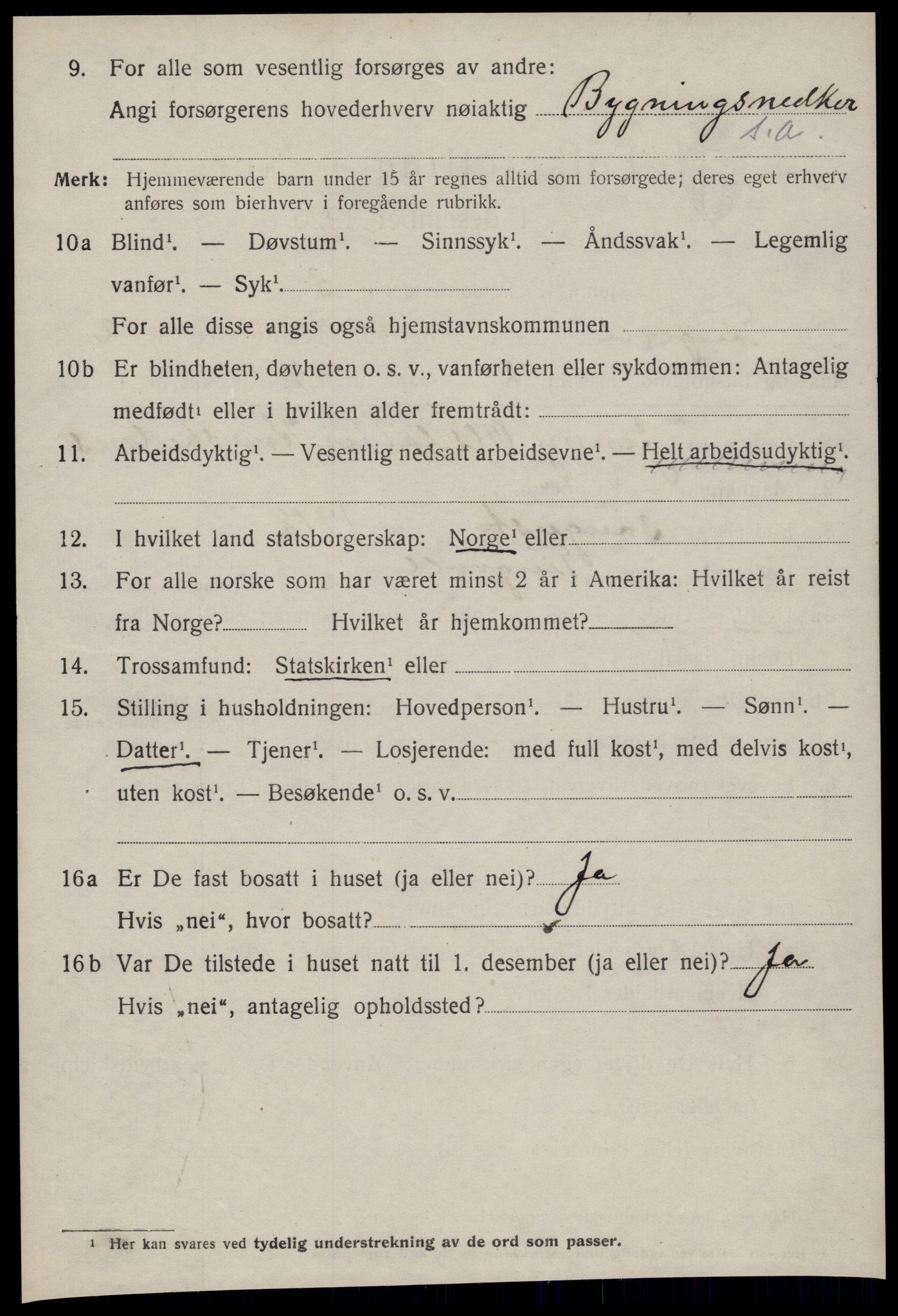 SAT, Folketelling 1920 for 1560 Tingvoll herred, 1920, s. 1173