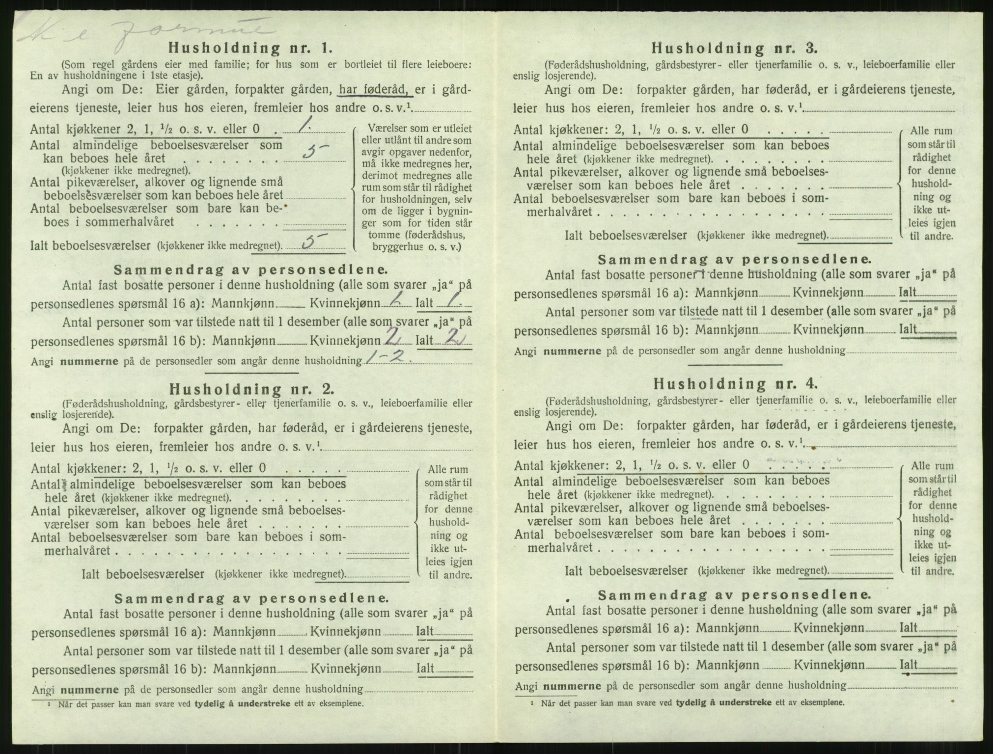 SAT, Folketelling 1920 for 1554 Bremsnes herred, 1920, s. 1406