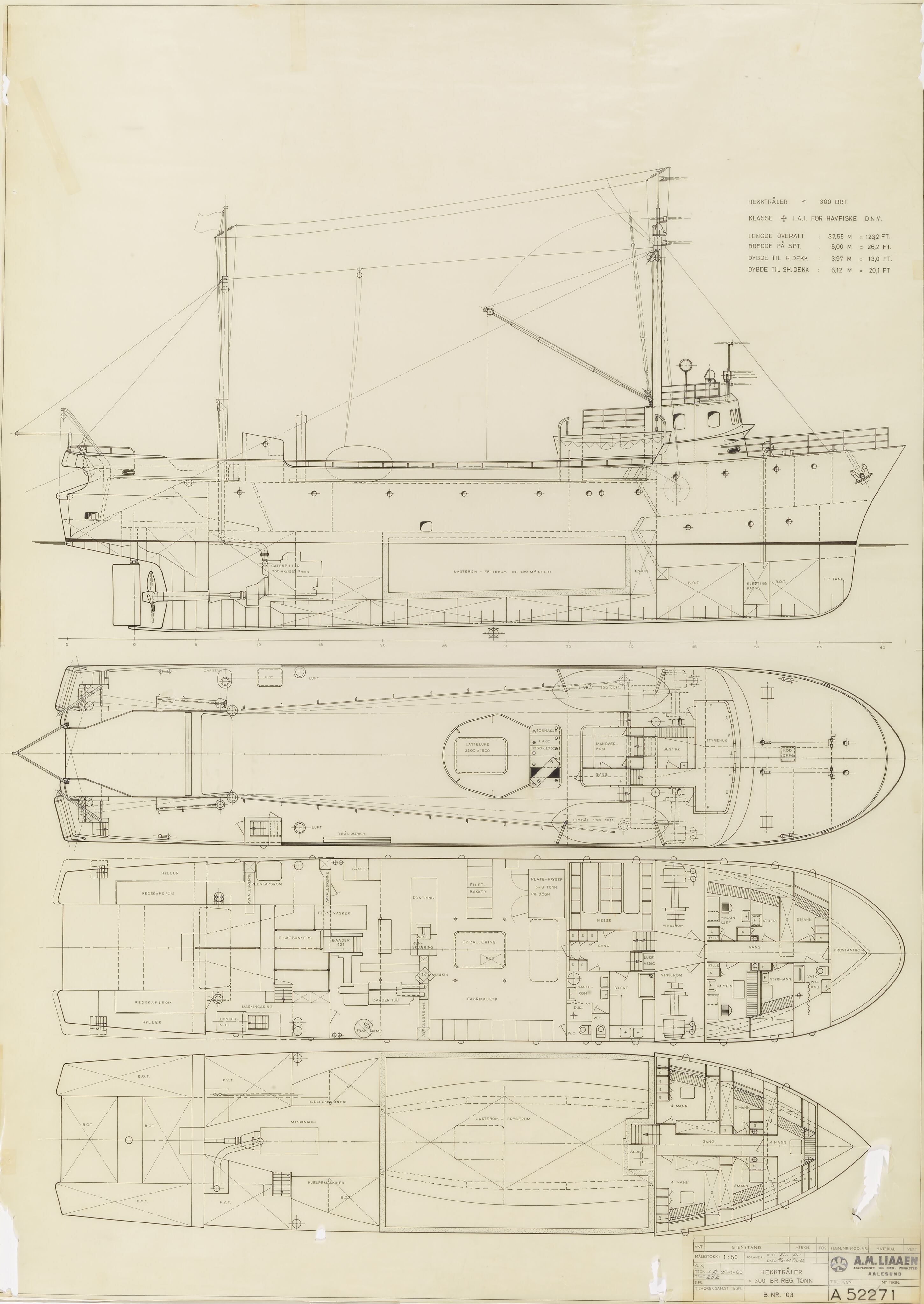 A.M. Liaaen, IKAM/P-00090/T/Tb/Tbi/L0001/0008: Rull-arkiv (register i Taa: 15): rull 1 - 80, 1963