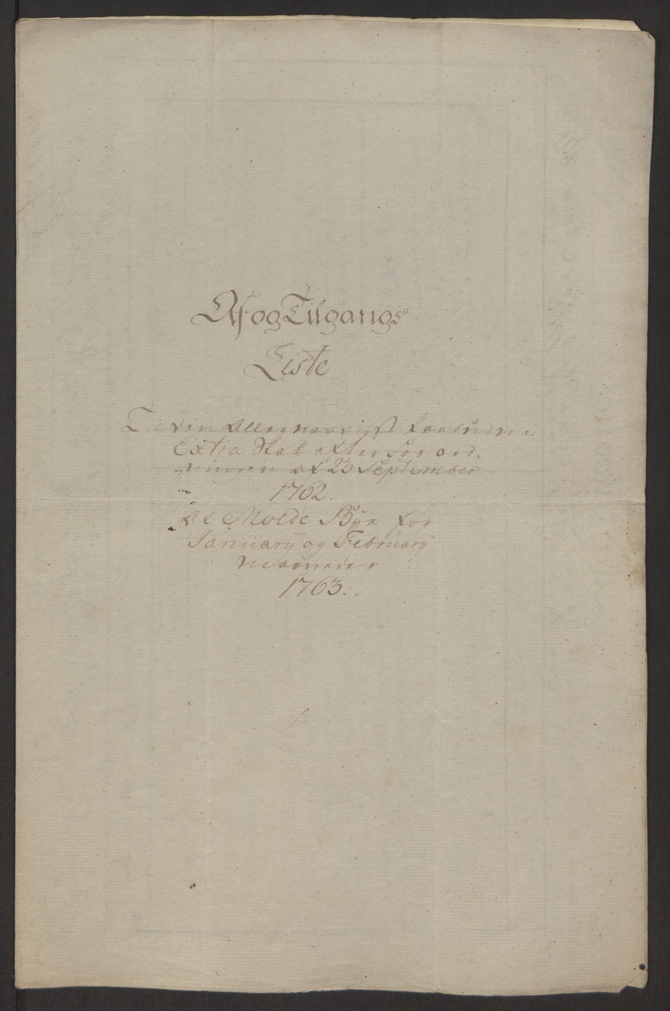 Rentekammeret inntil 1814, Reviderte regnskaper, Byregnskaper, RA/EA-4066/R/Rq/L0487/0004: [Q1] Kontribusjonsregnskap / Ekstraskatt, 1762-1772, s. 40