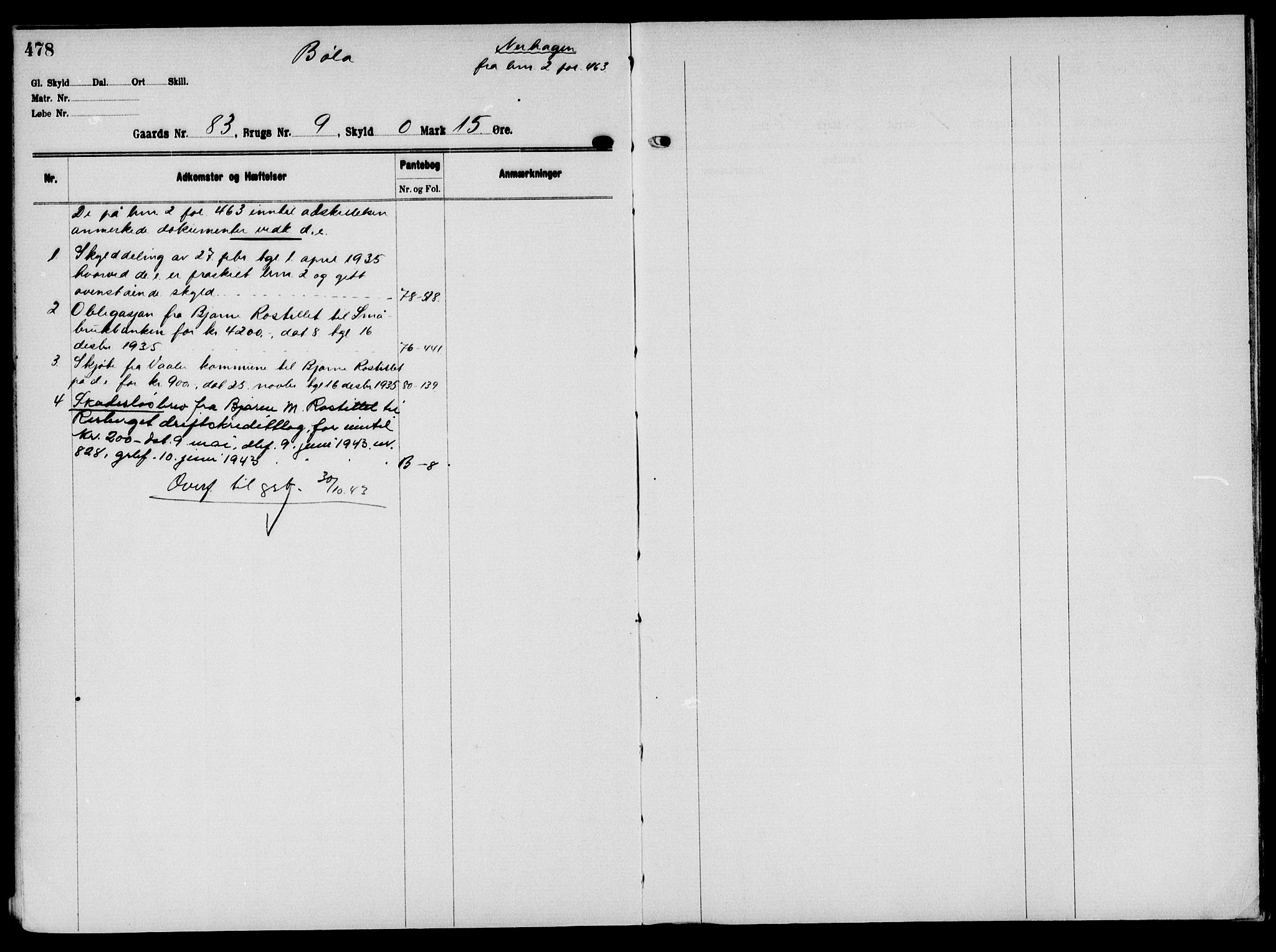 Solør tingrett, AV/SAH-TING-008/H/Ha/Hak/L0006: Panteregister nr. VI, 1900-1935, s. 478