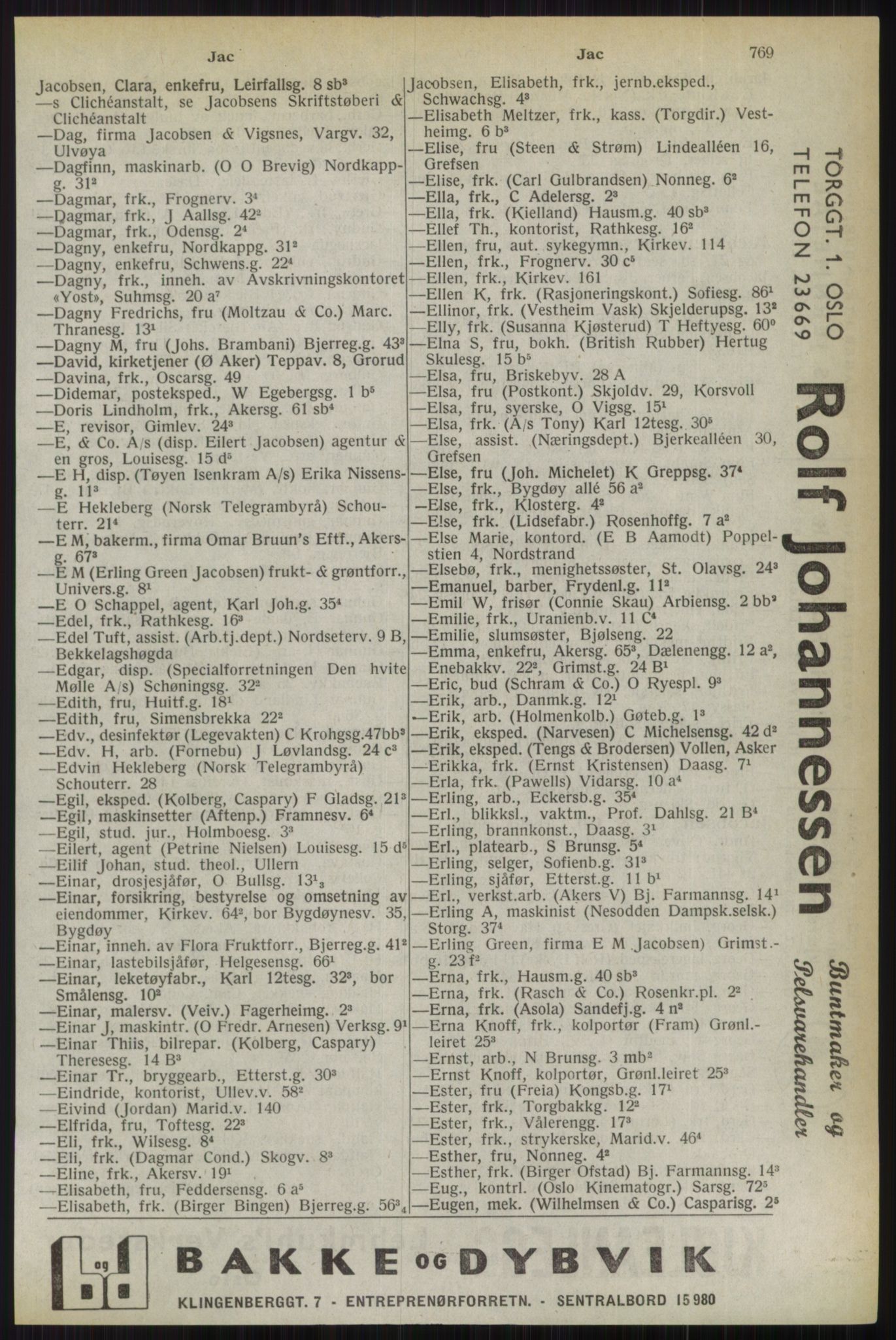 Kristiania/Oslo adressebok, PUBL/-, 1944, s. 769