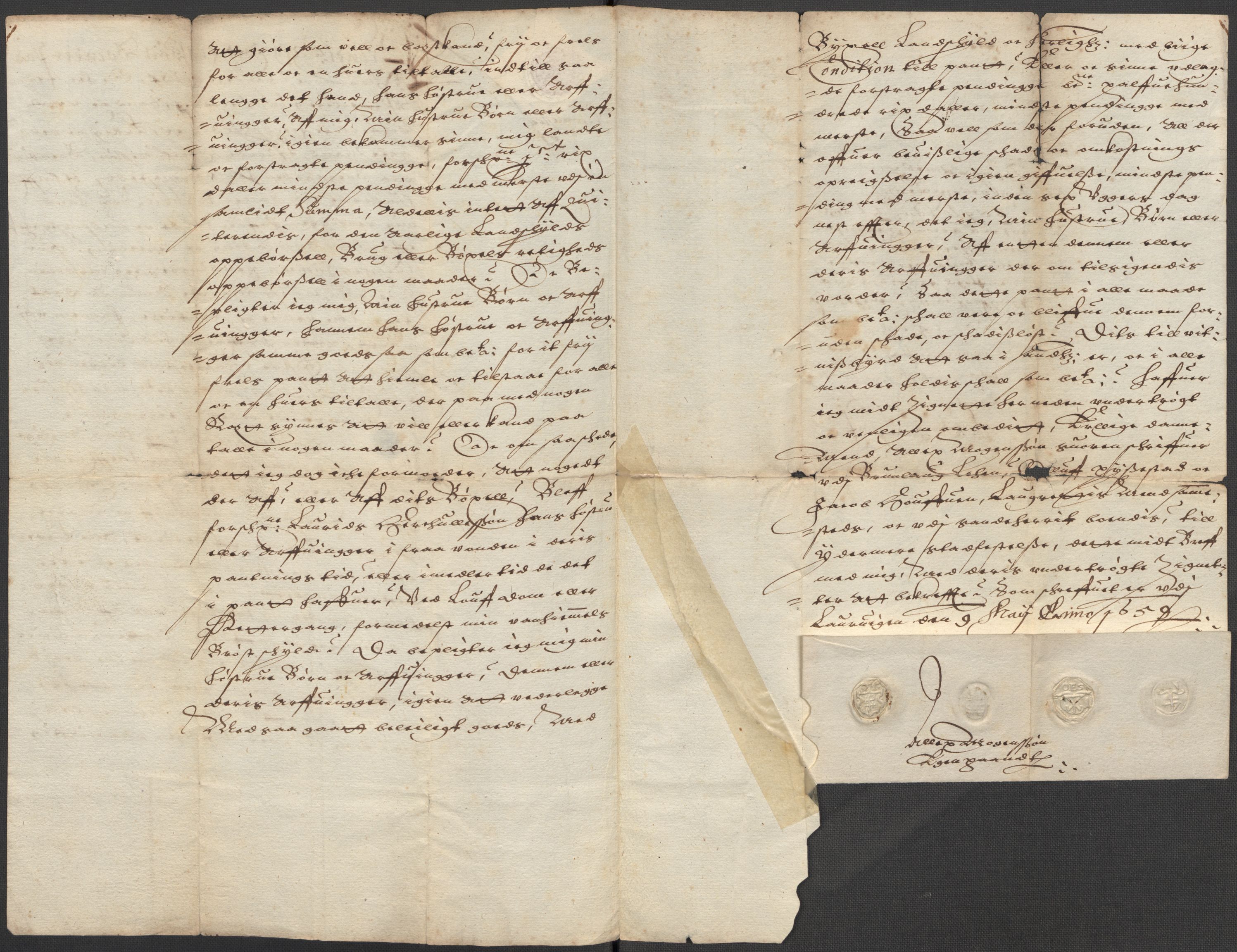 Riksarkivets diplomsamling, AV/RA-EA-5965/F15/L0025: Prestearkiv - Vestfold, 1572-1782, s. 58