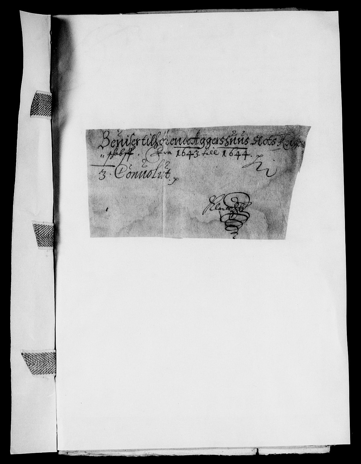 Rentekammeret inntil 1814, Reviderte regnskaper, Lensregnskaper, RA/EA-5023/R/Rb/Rba/L0171: Akershus len, 1643-1644