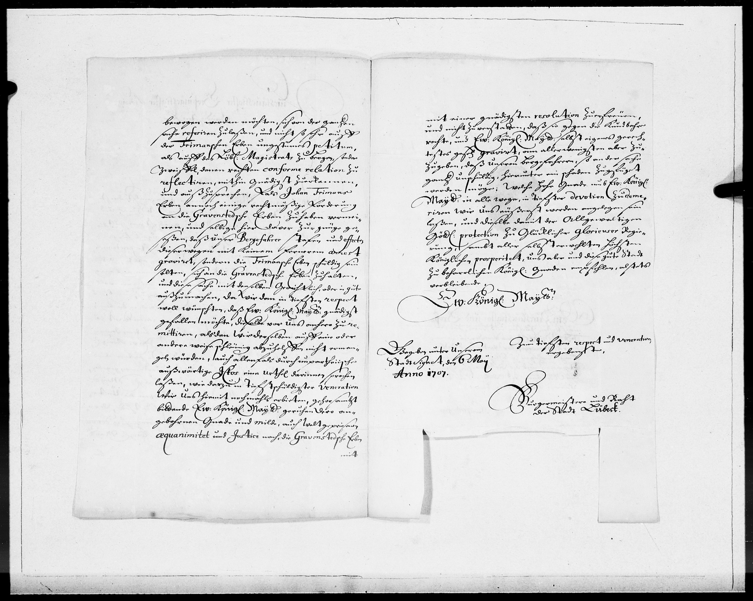 Danske Kanselli 1572-1799, AV/RA-EA-3023/F/Fc/Fcc/Fcca/L0063: Norske innlegg 1572-1799, 1707, s. 24