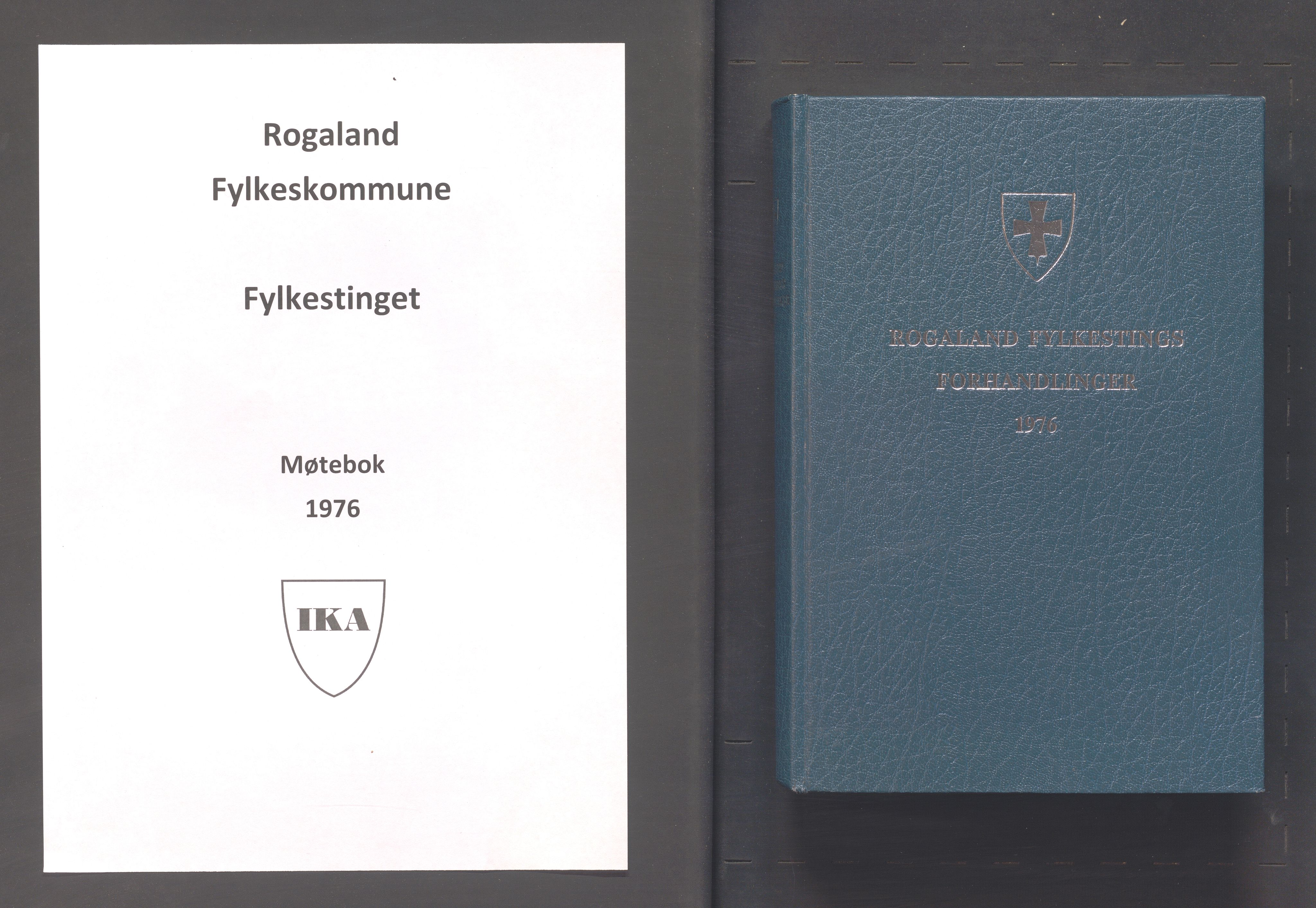 Rogaland fylkeskommune - Fylkesrådmannen , IKAR/A-900/A/Aa/Aaa/L0096: Møtebok , 1976