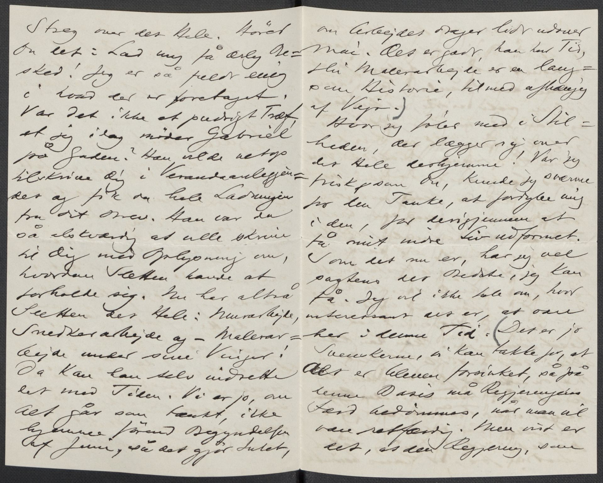 Beyer, Frants, RA/PA-0132/F/L0001: Brev fra Edvard Grieg til Frantz Beyer og "En del optegnelser som kan tjene til kommentar til brevene" av Marie Beyer, 1872-1907, s. 821