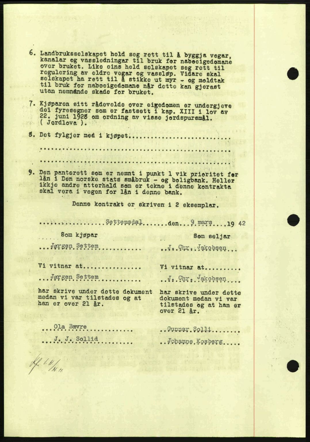 Nordmøre sorenskriveri, AV/SAT-A-4132/1/2/2Ca: Pantebok nr. B91, 1943-1944, Dagboknr: 689/1944