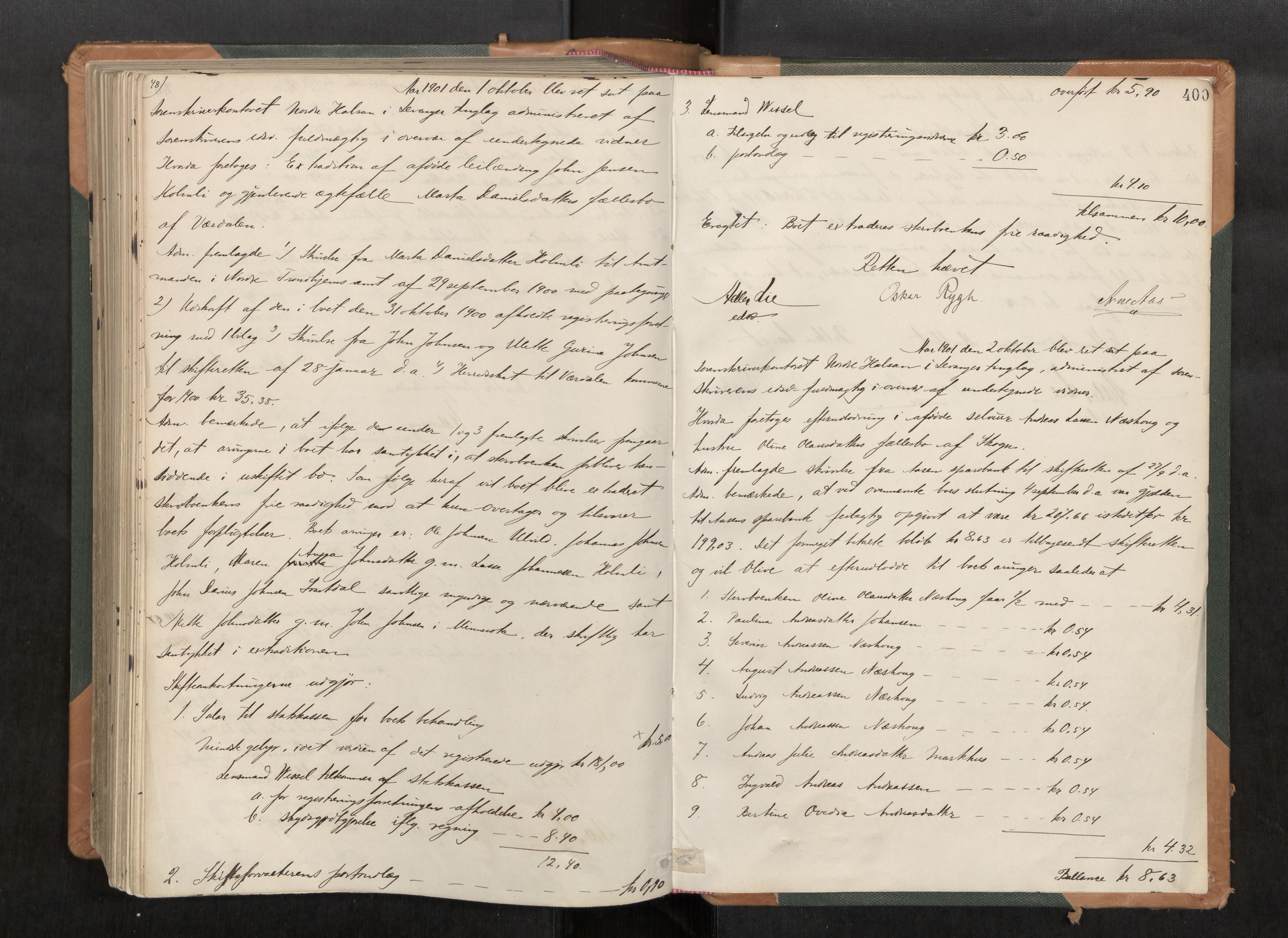 Stjør- og Verdal sorenskriveri, AV/SAT-A-4167/1/3/3A/L0047: Skifteslutningsprotokoll, 1895-1901, s. 400