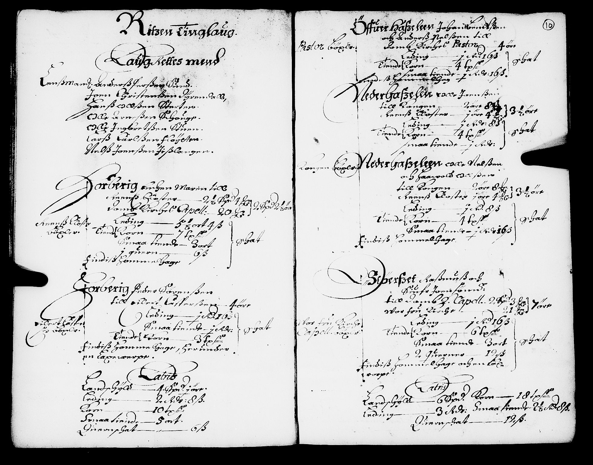 Rentekammeret inntil 1814, Realistisk ordnet avdeling, AV/RA-EA-4070/N/Nb/Nba/L0049: Fosen fogderi, 1668, s. 9b-10a