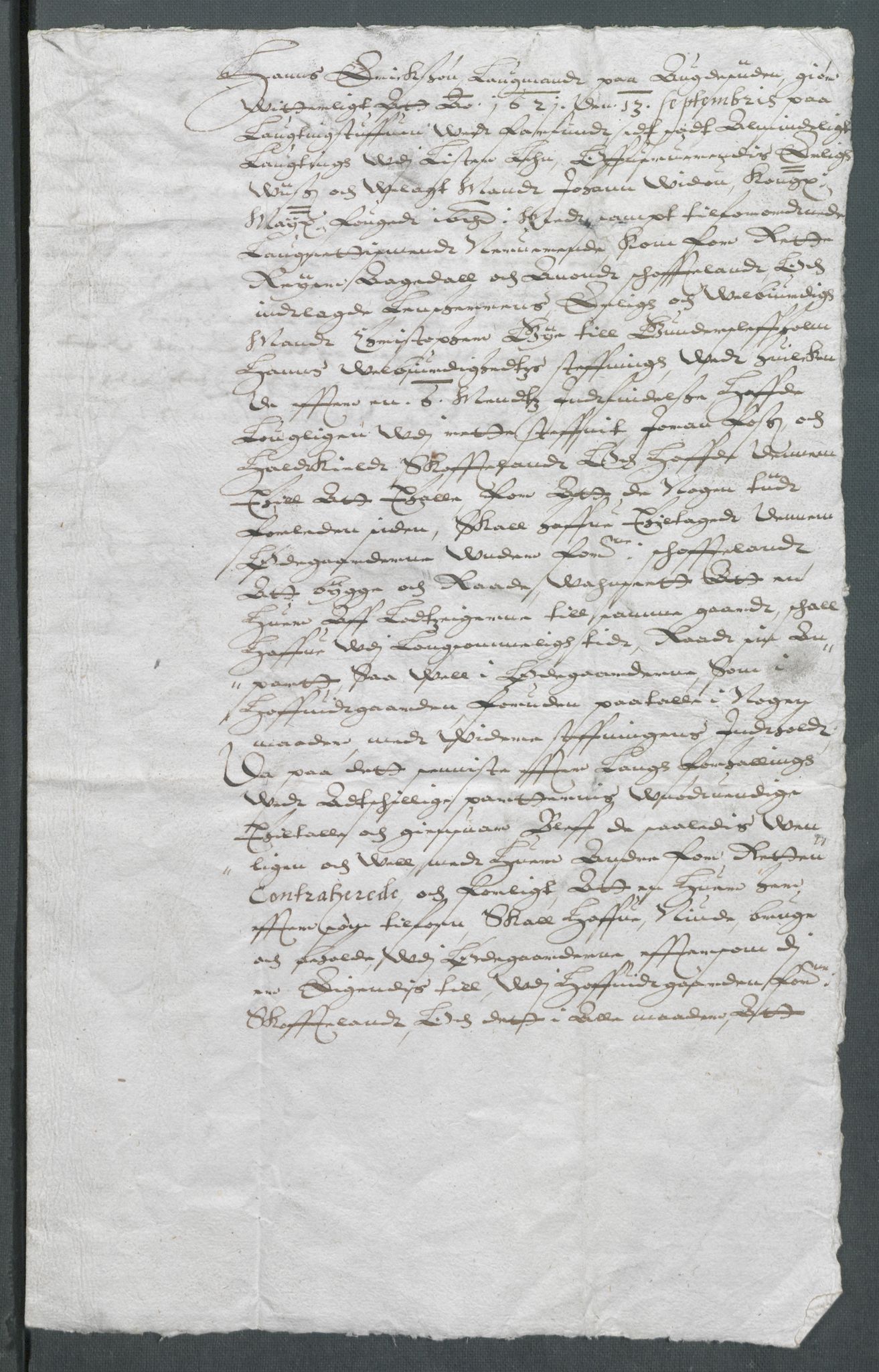 Riksarkivets diplomsamling, AV/RA-EA-5965/F02/L0129b: Dokumenter, 1621, s. 52