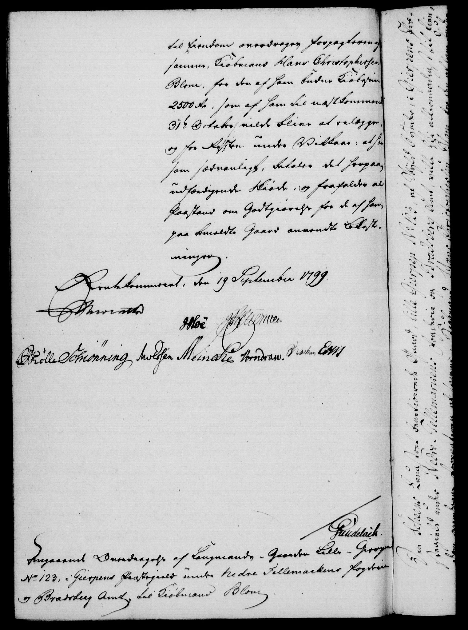 Rentekammeret, Kammerkanselliet, RA/EA-3111/G/Gf/Gfa/L0081: Norsk relasjons- og resolusjonsprotokoll (merket RK 52.81), 1799, s. 648