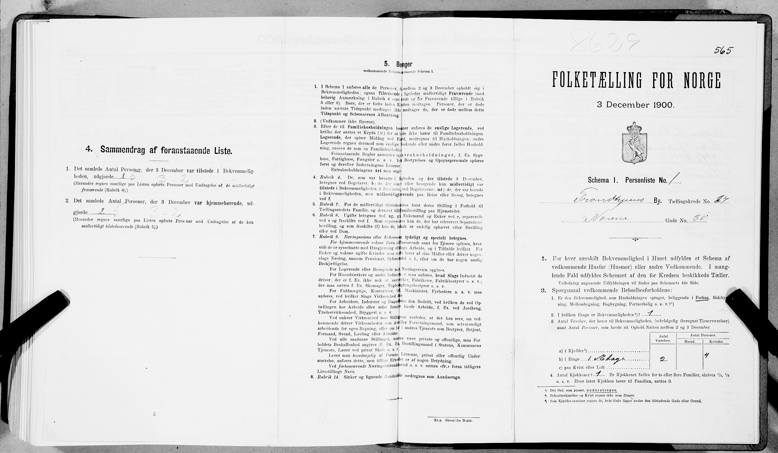 SAT, Folketelling 1900 for 1601 Trondheim kjøpstad, 1900, s. 12338