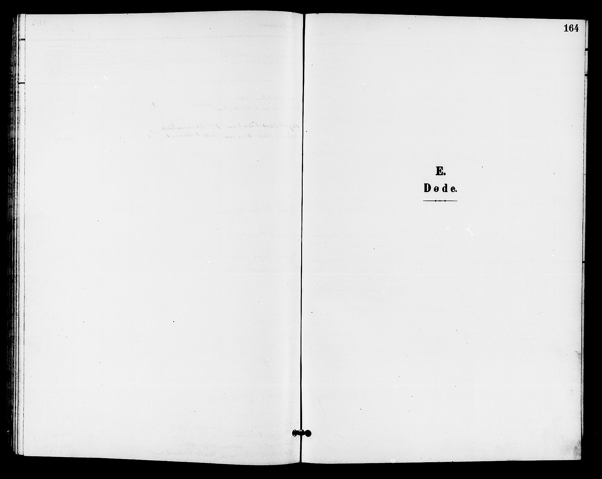 Lier kirkebøker, AV/SAKO-A-230/G/Gb/L0002: Klokkerbok nr. II 2, 1899-1911, s. 164