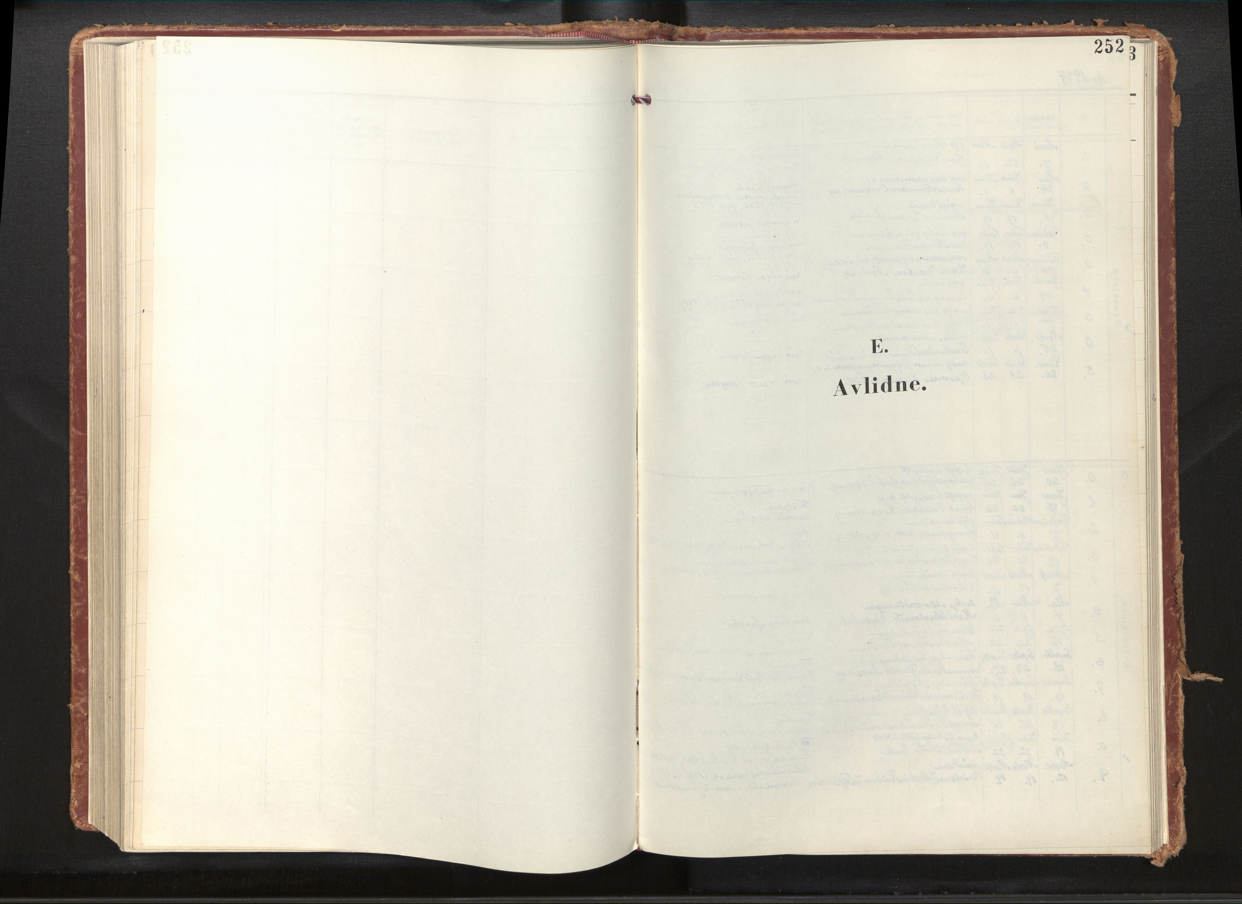 Gloppen sokneprestembete, AV/SAB-A-80101/H/Haa/Haab/L0004: Ministerialbok nr. B 4, 1954-1976, s. 251b-252a