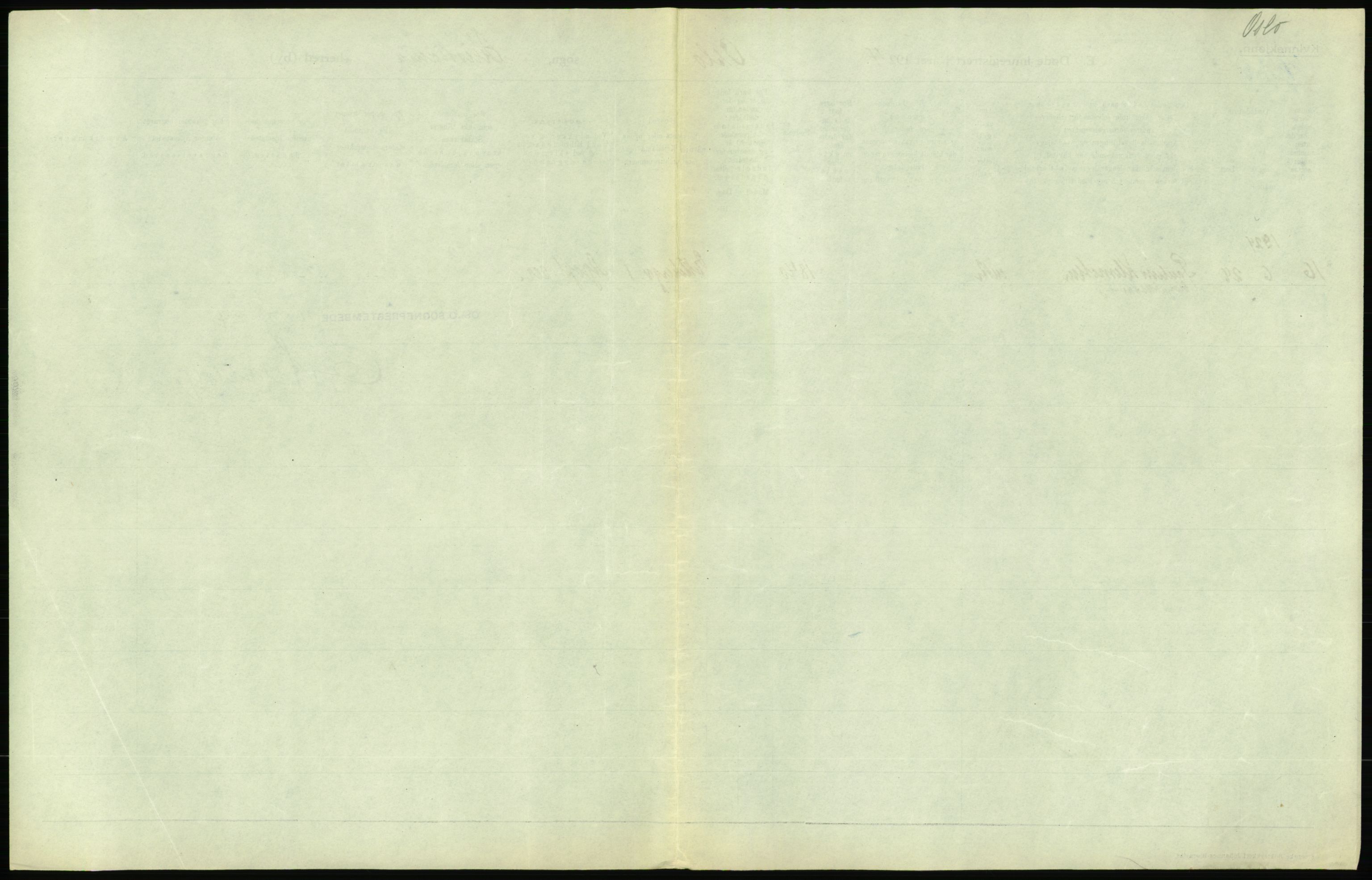 Statistisk sentralbyrå, Sosiodemografiske emner, Befolkning, AV/RA-S-2228/D/Df/Dfc/Dfcd/L0009: Kristiania: Døde kvinner, dødfødte, 1924, s. 329